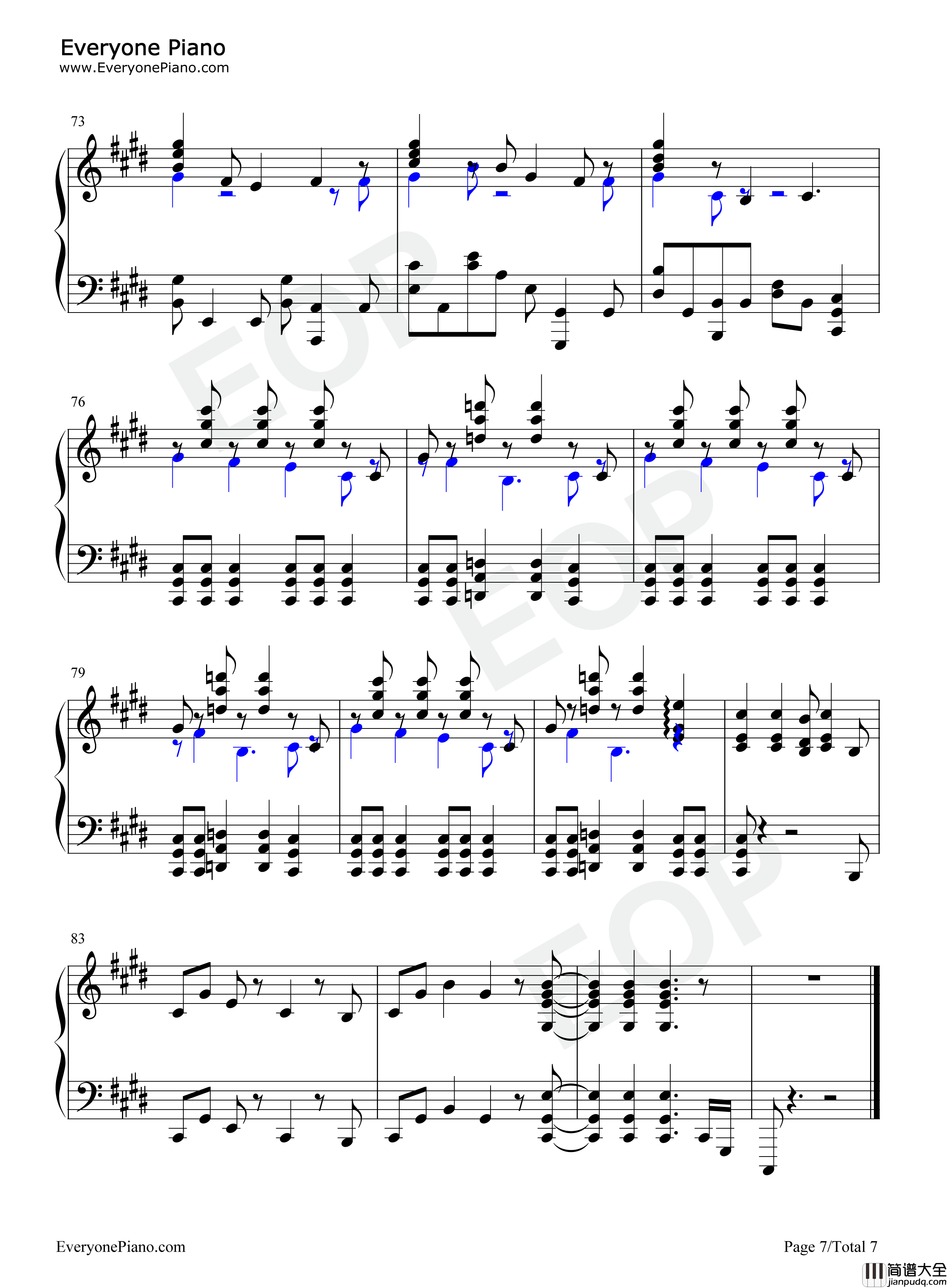 Baku钢琴谱_生物股长