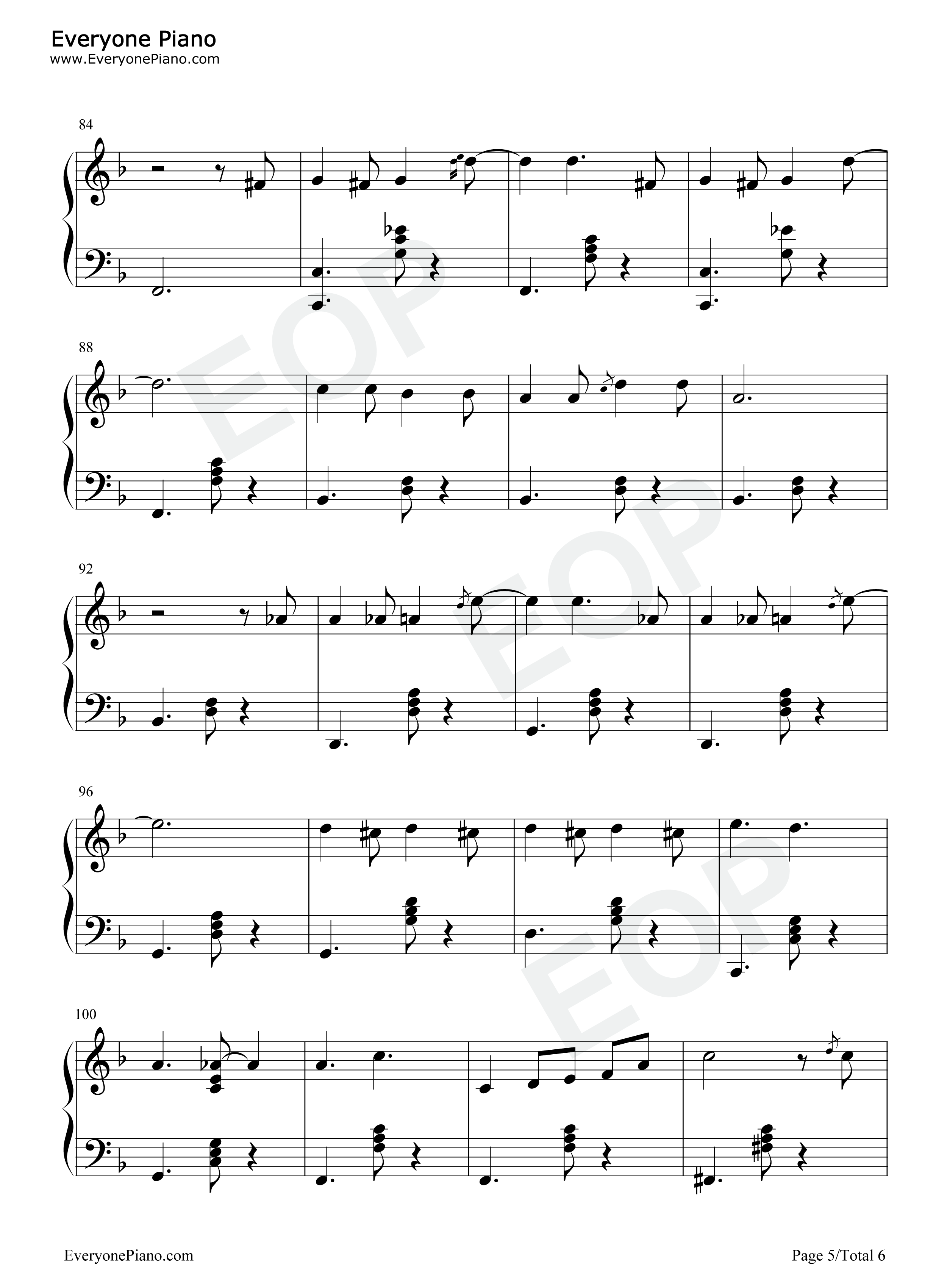 I_Dont_Want_To_Set_The_World_On_Fire钢琴谱_The_Ink_Spots