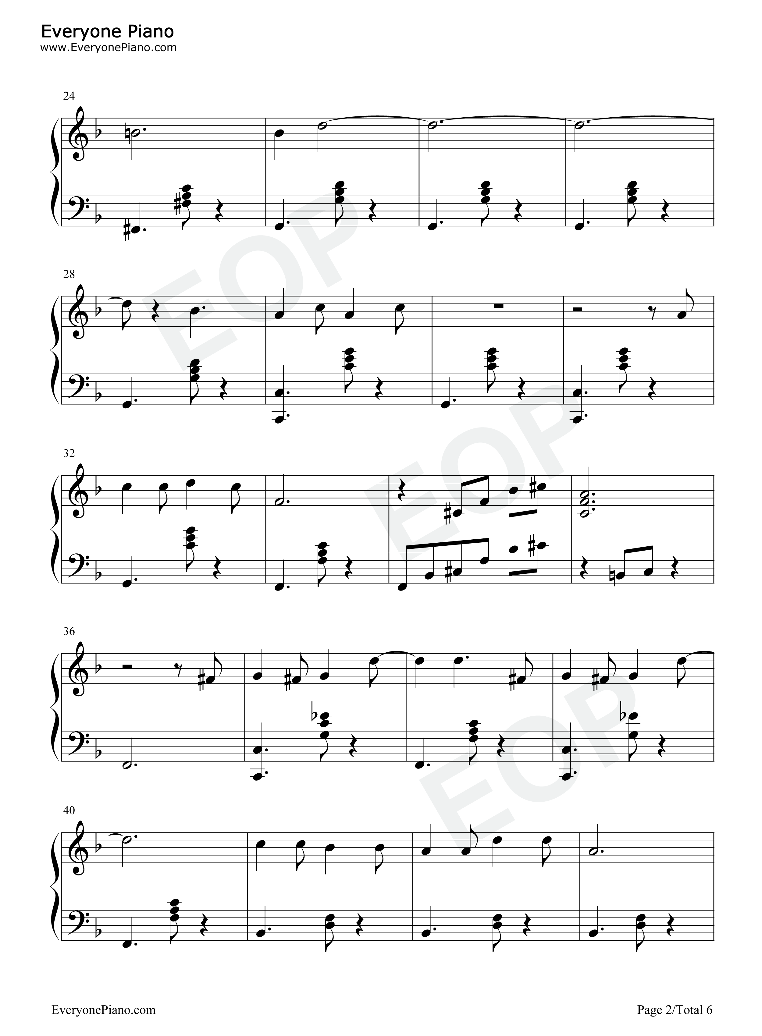I_Dont_Want_To_Set_The_World_On_Fire钢琴谱_The_Ink_Spots