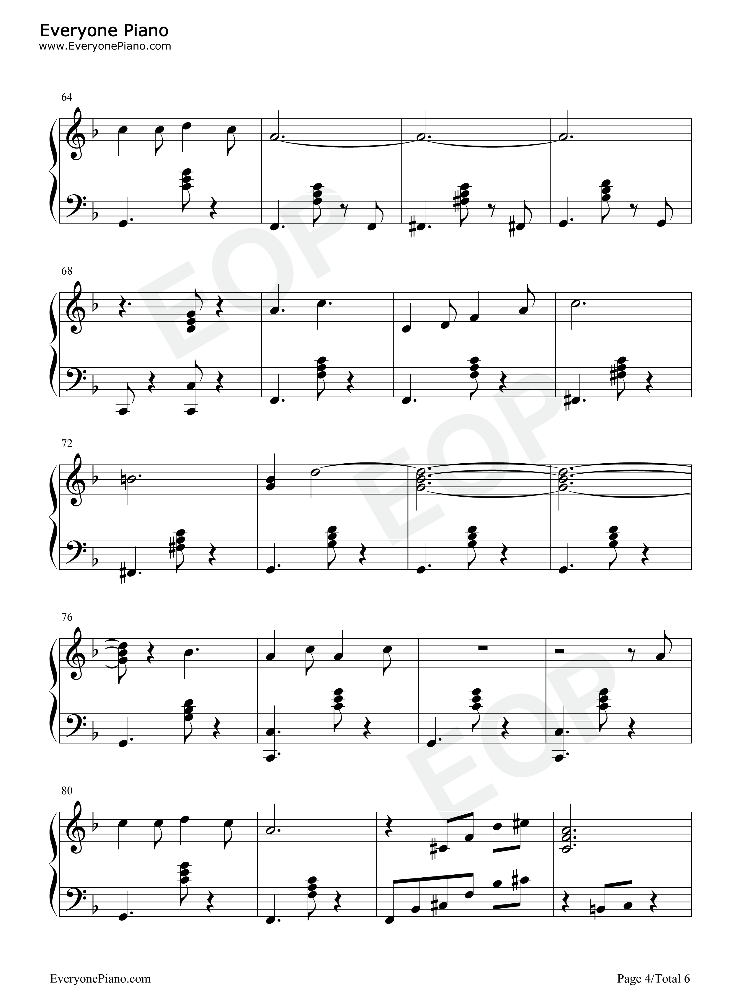 I_Dont_Want_To_Set_The_World_On_Fire钢琴谱_The_Ink_Spots