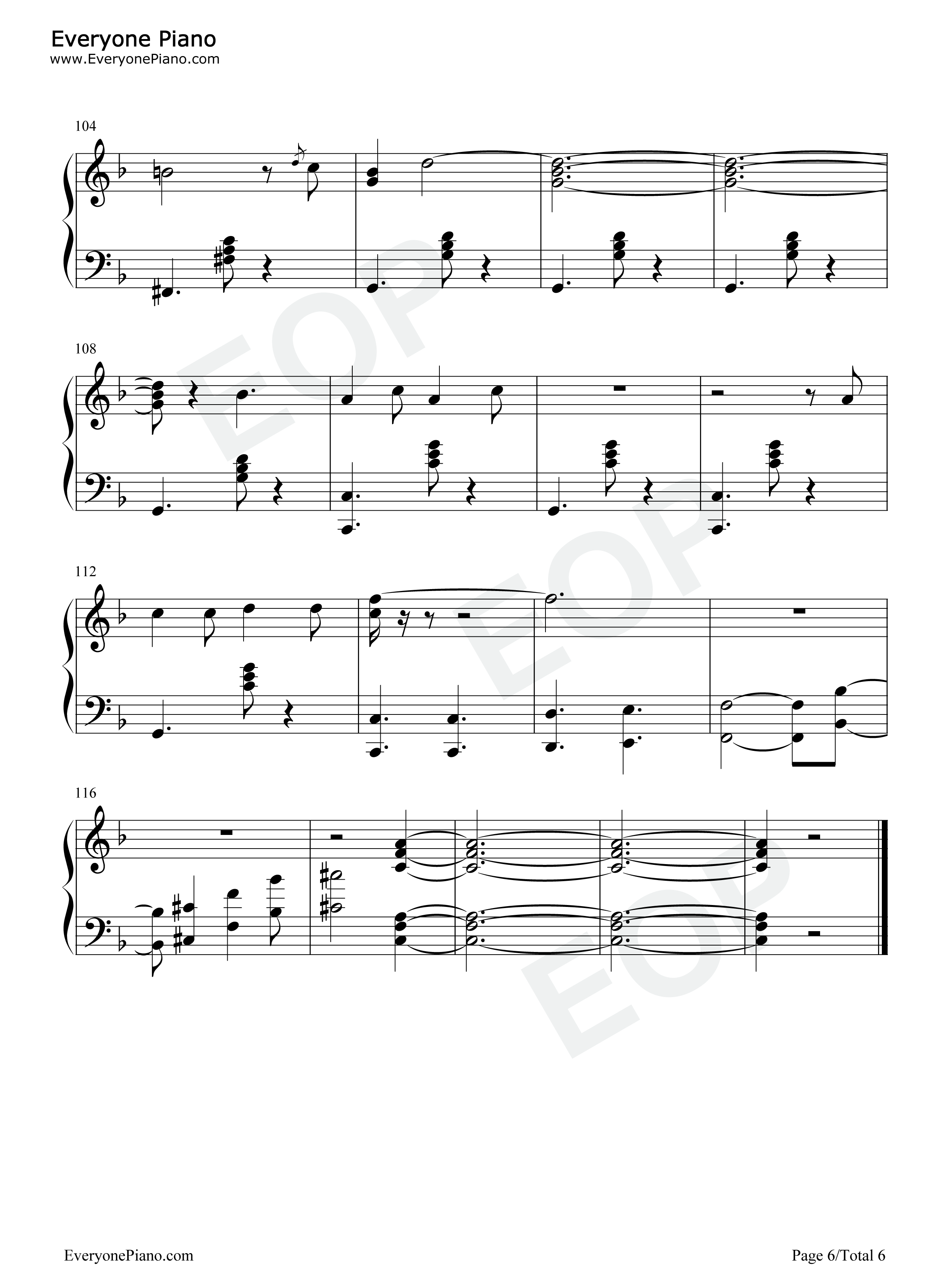 I_Dont_Want_To_Set_The_World_On_Fire钢琴谱_The_Ink_Spots