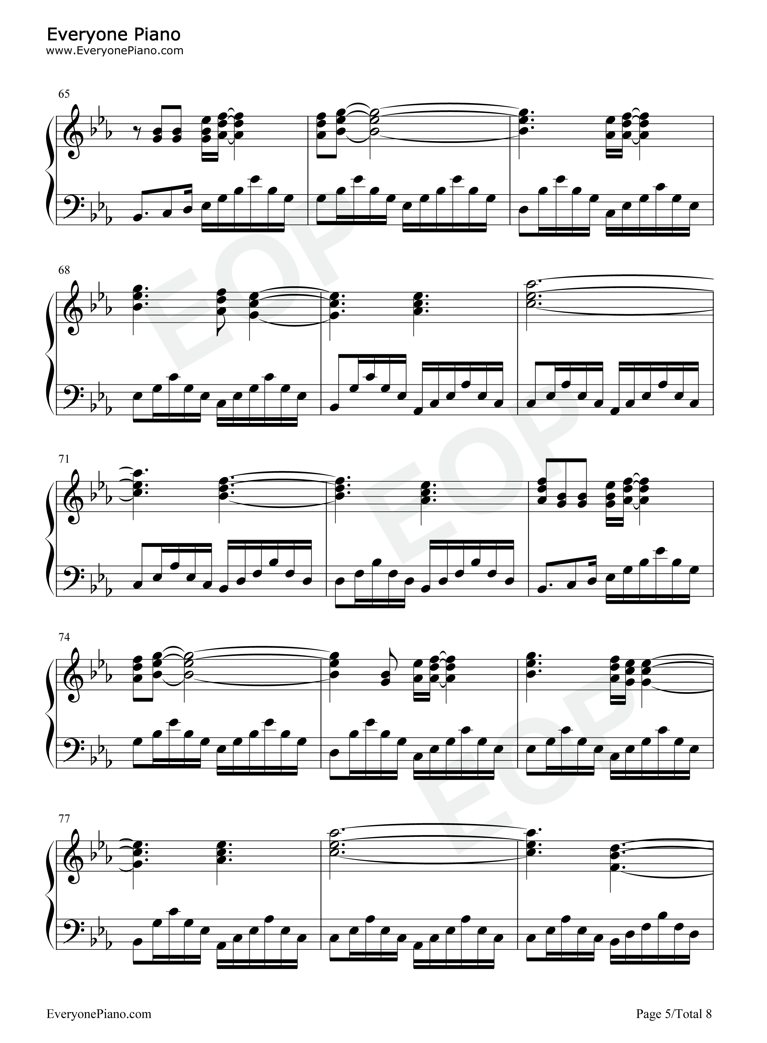 Flightless_Bird_American_Mouth钢琴谱_Iron_&_Wine