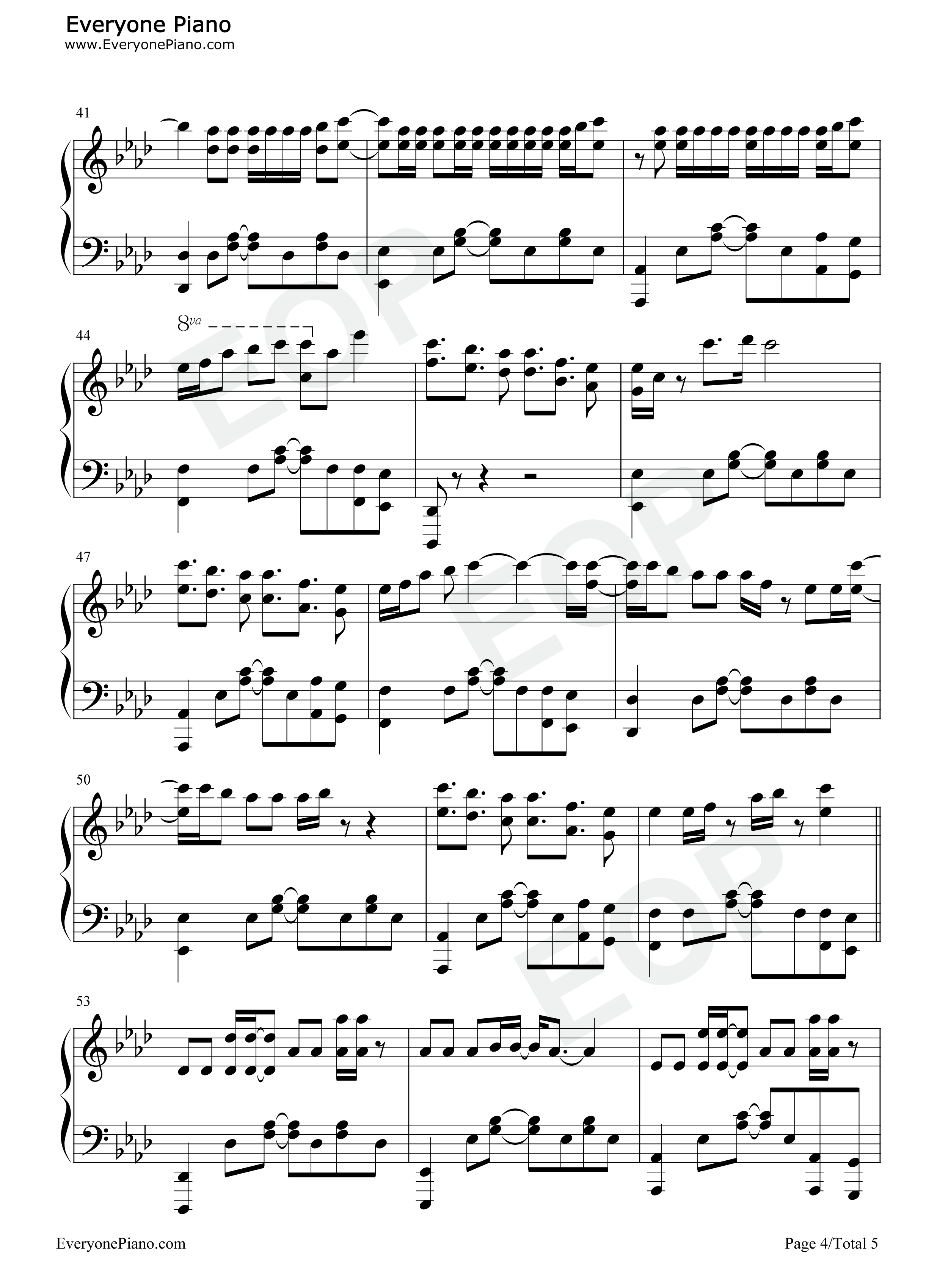 Butter钢琴谱_防弹少年团