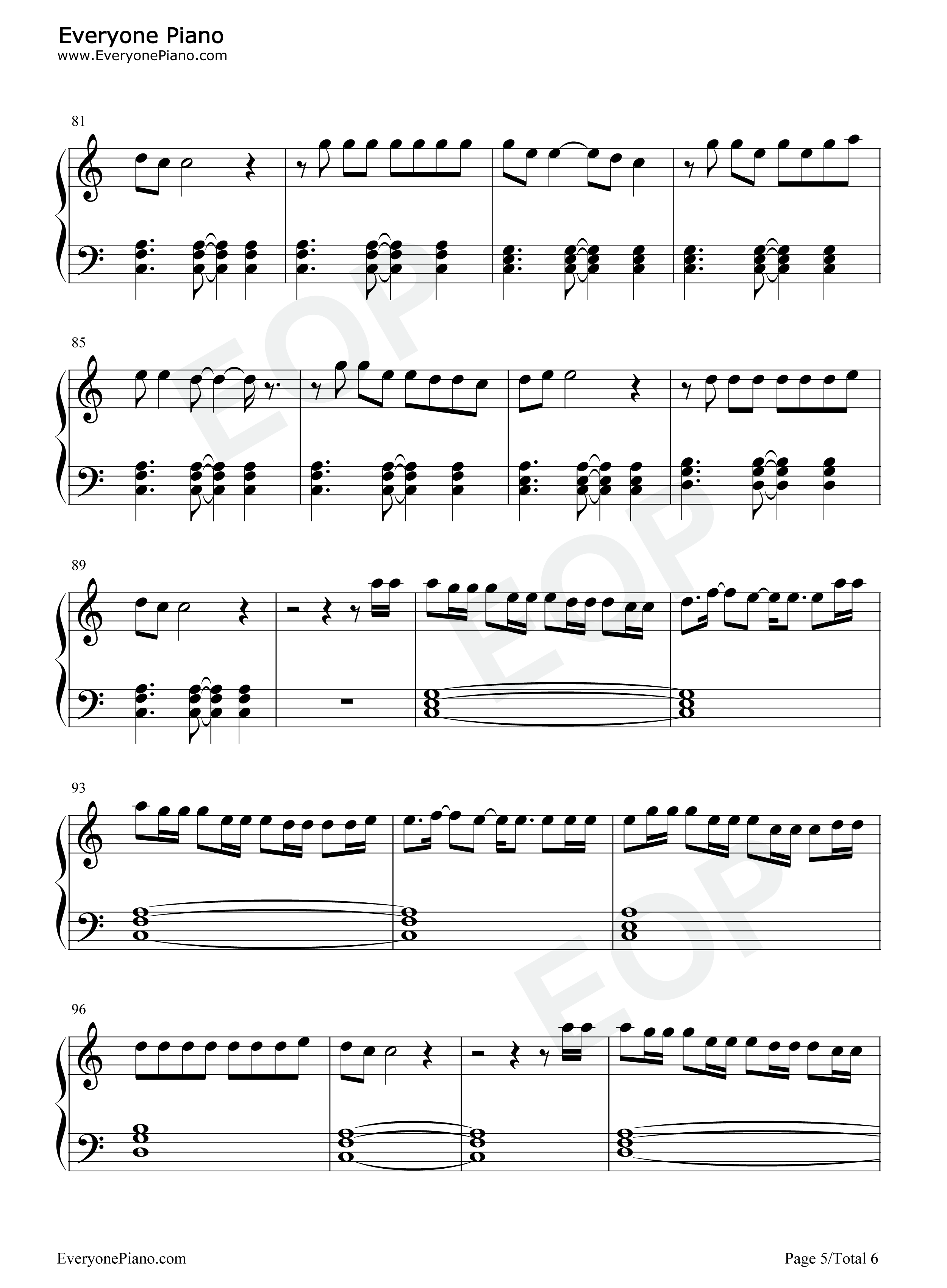 We_Are_the_People钢琴谱_Martin_Garrix_Bono_The_Edge