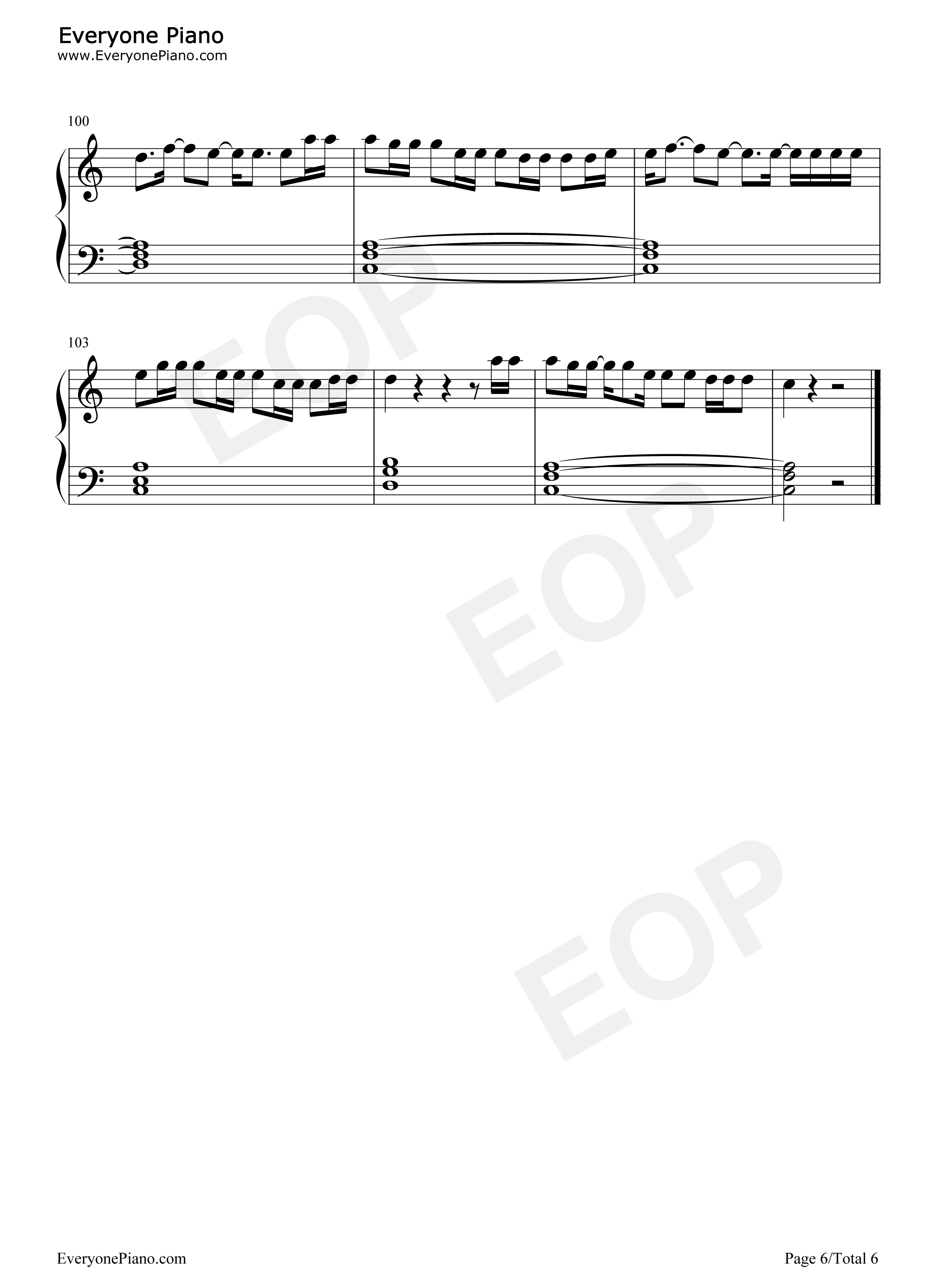 We_Are_the_People钢琴谱_Martin_Garrix_Bono_The_Edge