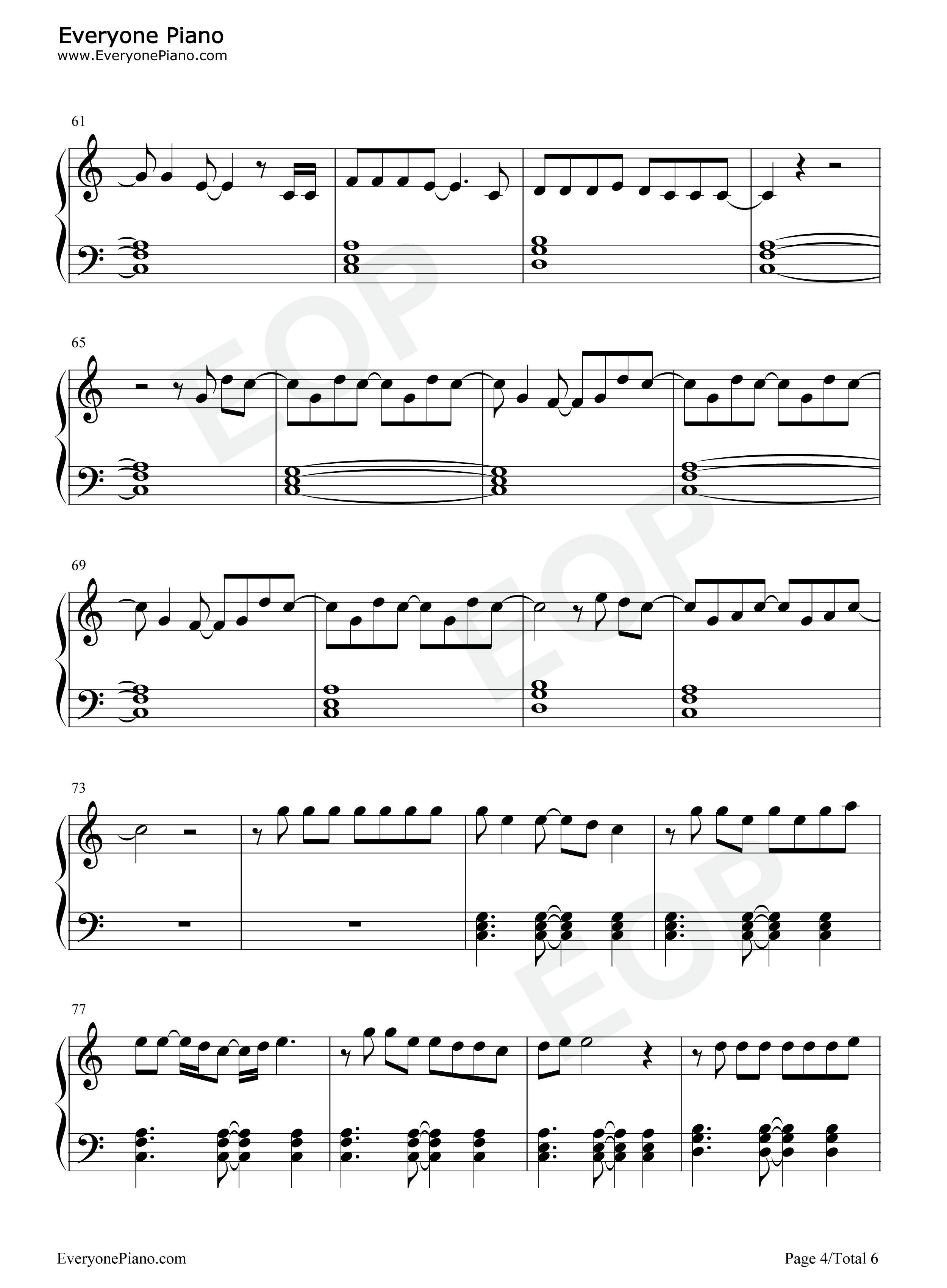 We_Are_the_People钢琴谱_Martin_Garrix_Bono_The_Edge