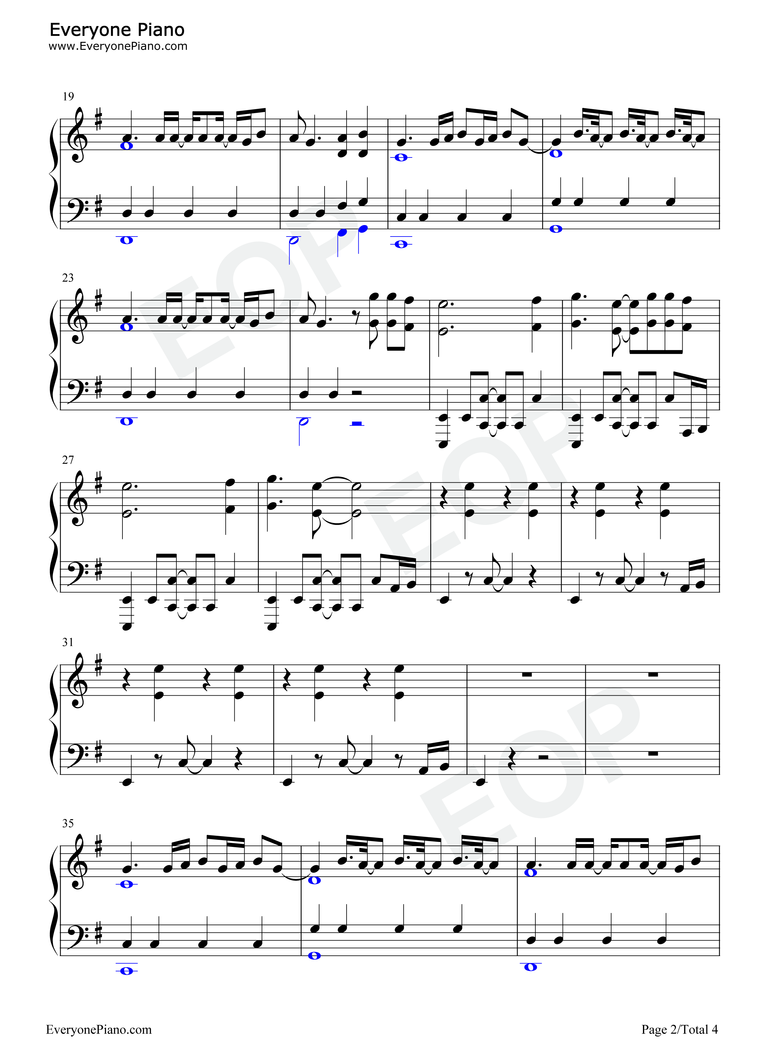 No_Chances钢琴谱_Twenty_One_Pilots