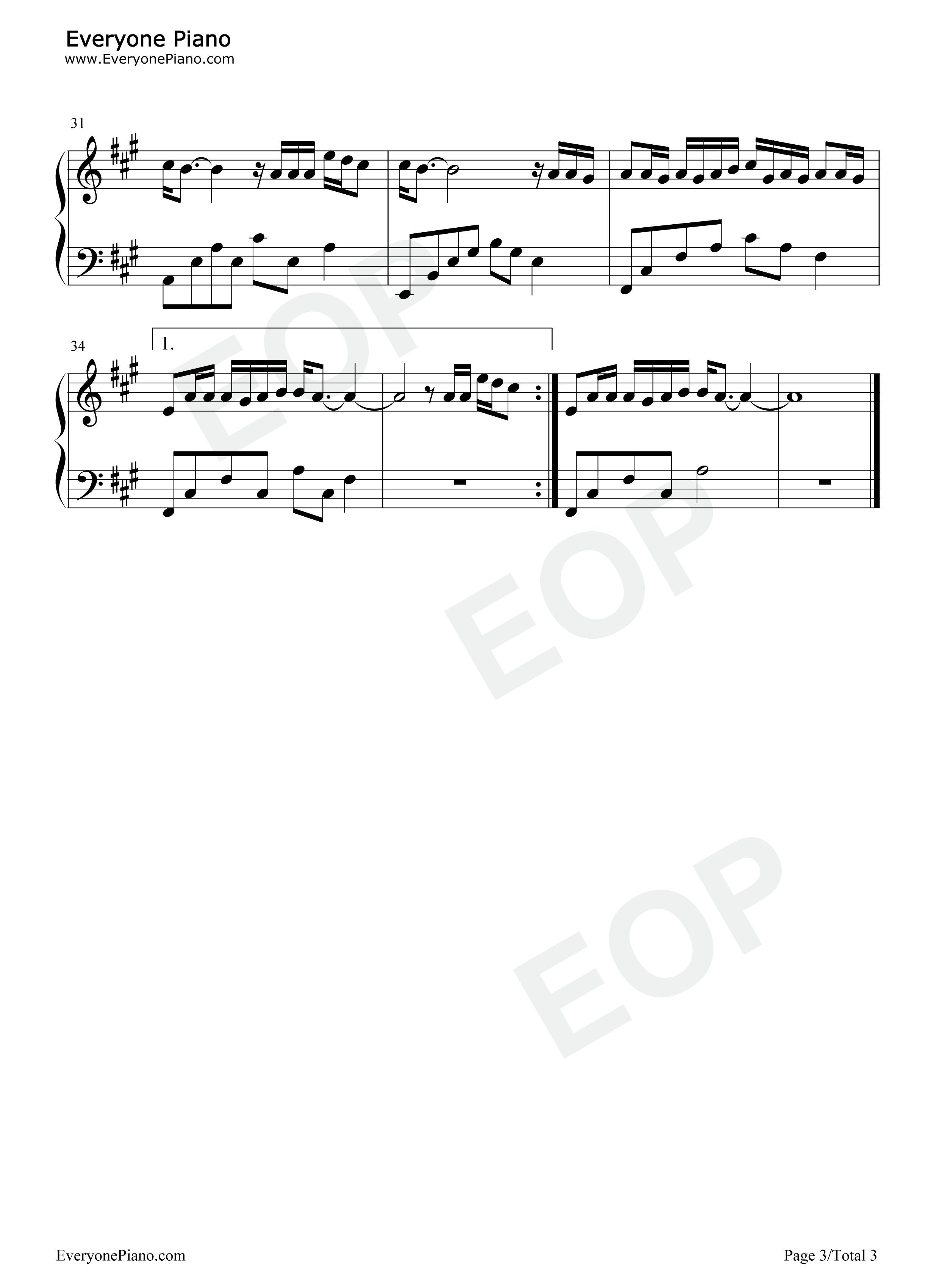 完美降落钢琴谱_胡期皓_叶琼琳_董唧唧