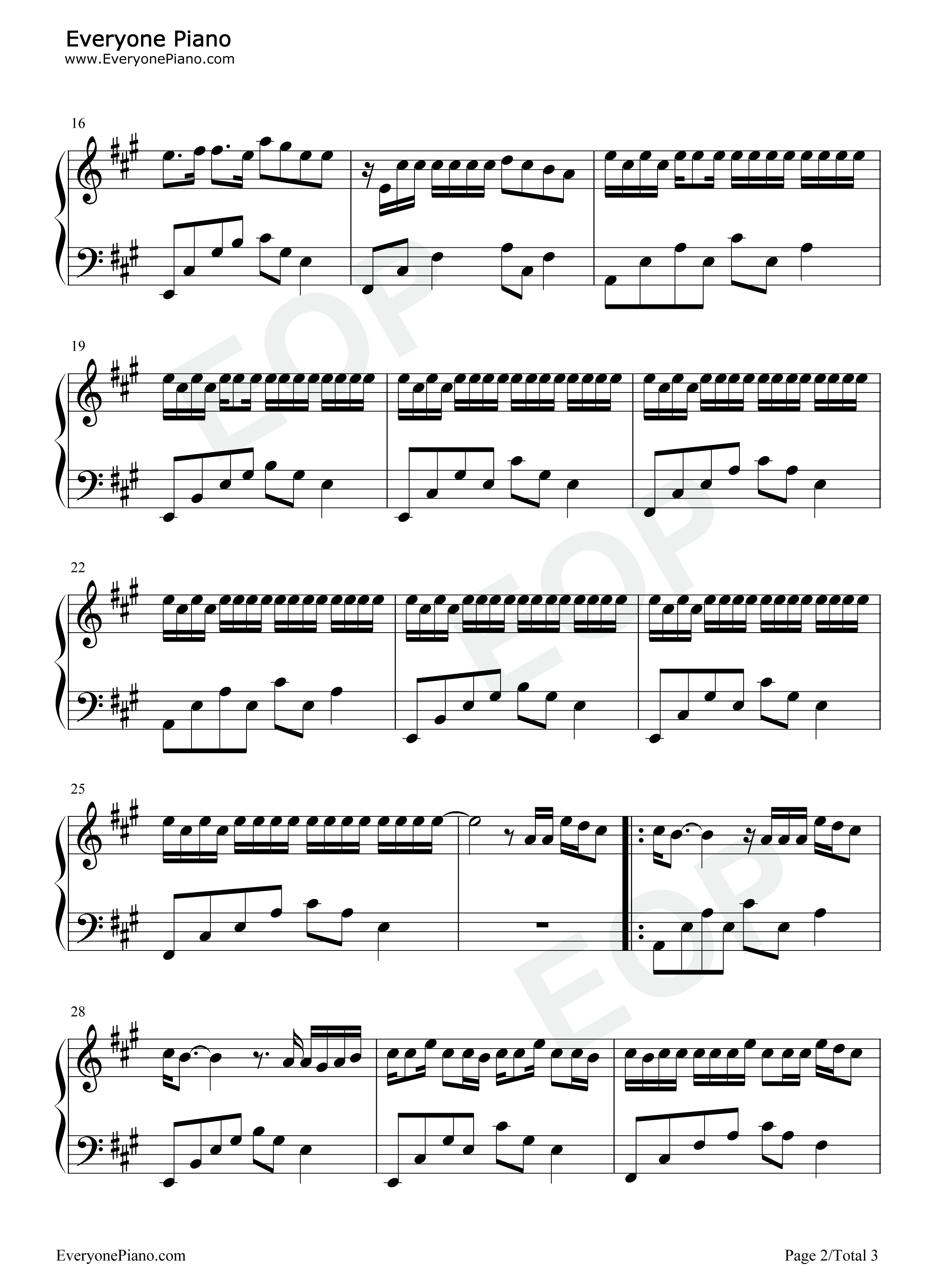 完美降落钢琴谱_胡期皓_叶琼琳_董唧唧