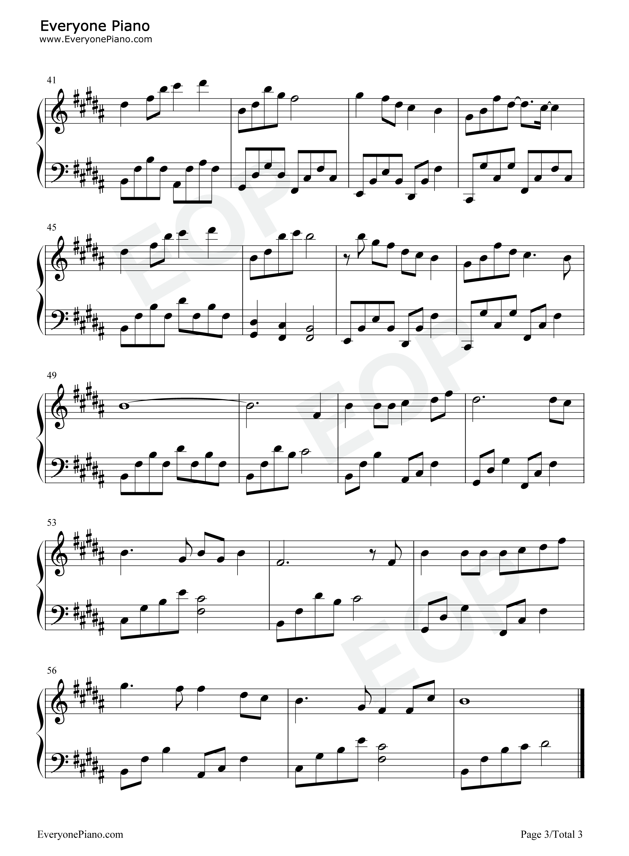 这世界那么多人钢琴谱_莫文蔚