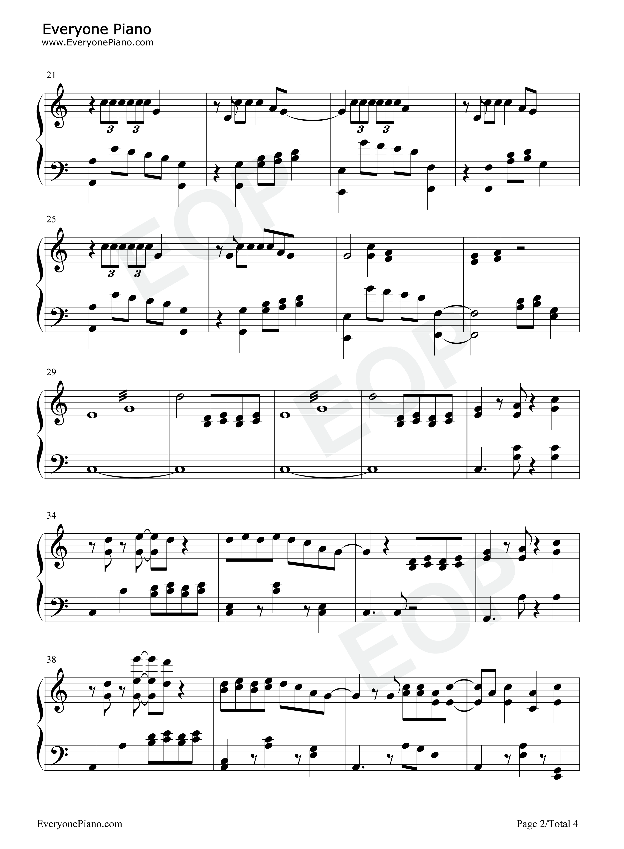 To_Be_So_Lonely钢琴谱_Harry_Styles