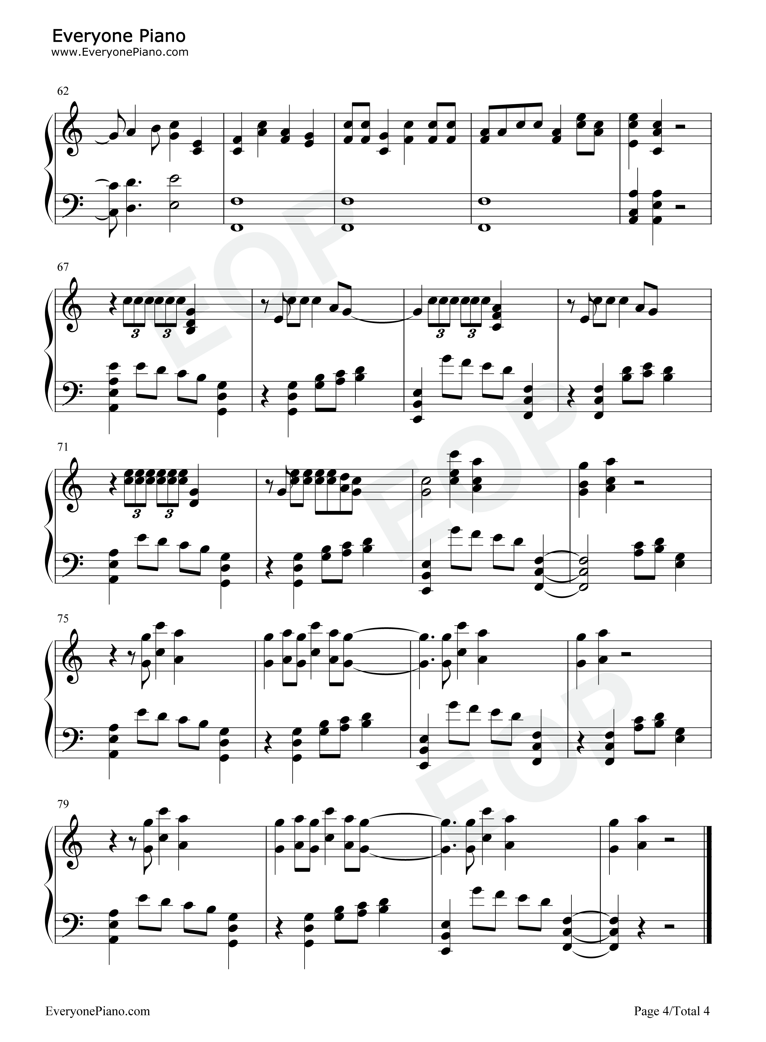 To_Be_So_Lonely钢琴谱_Harry_Styles