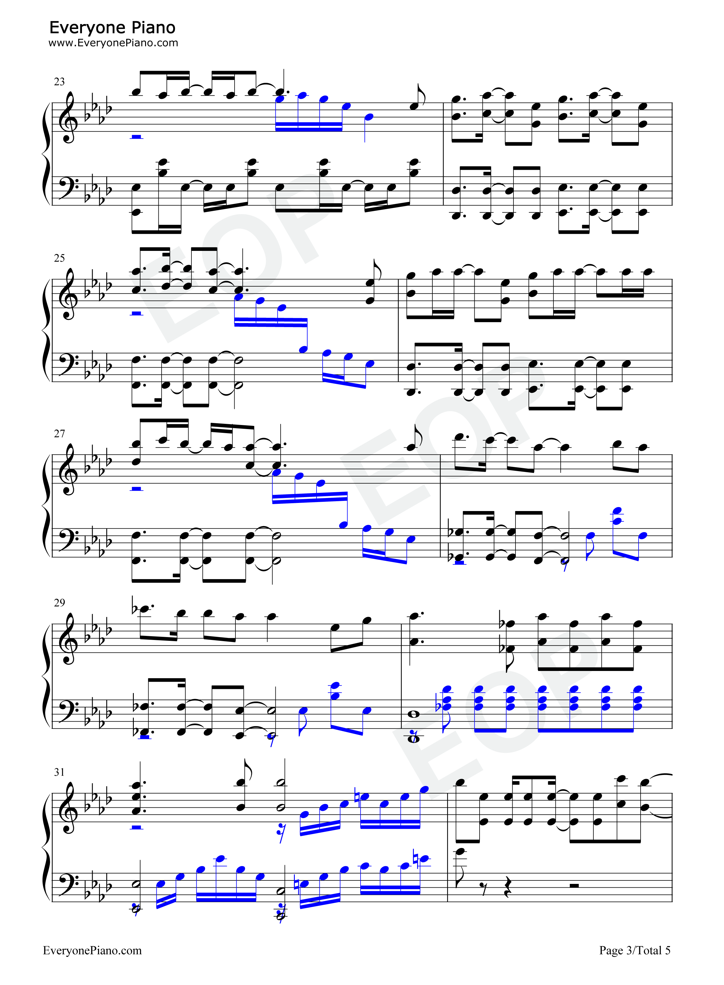 Howling钢琴谱_ASCA