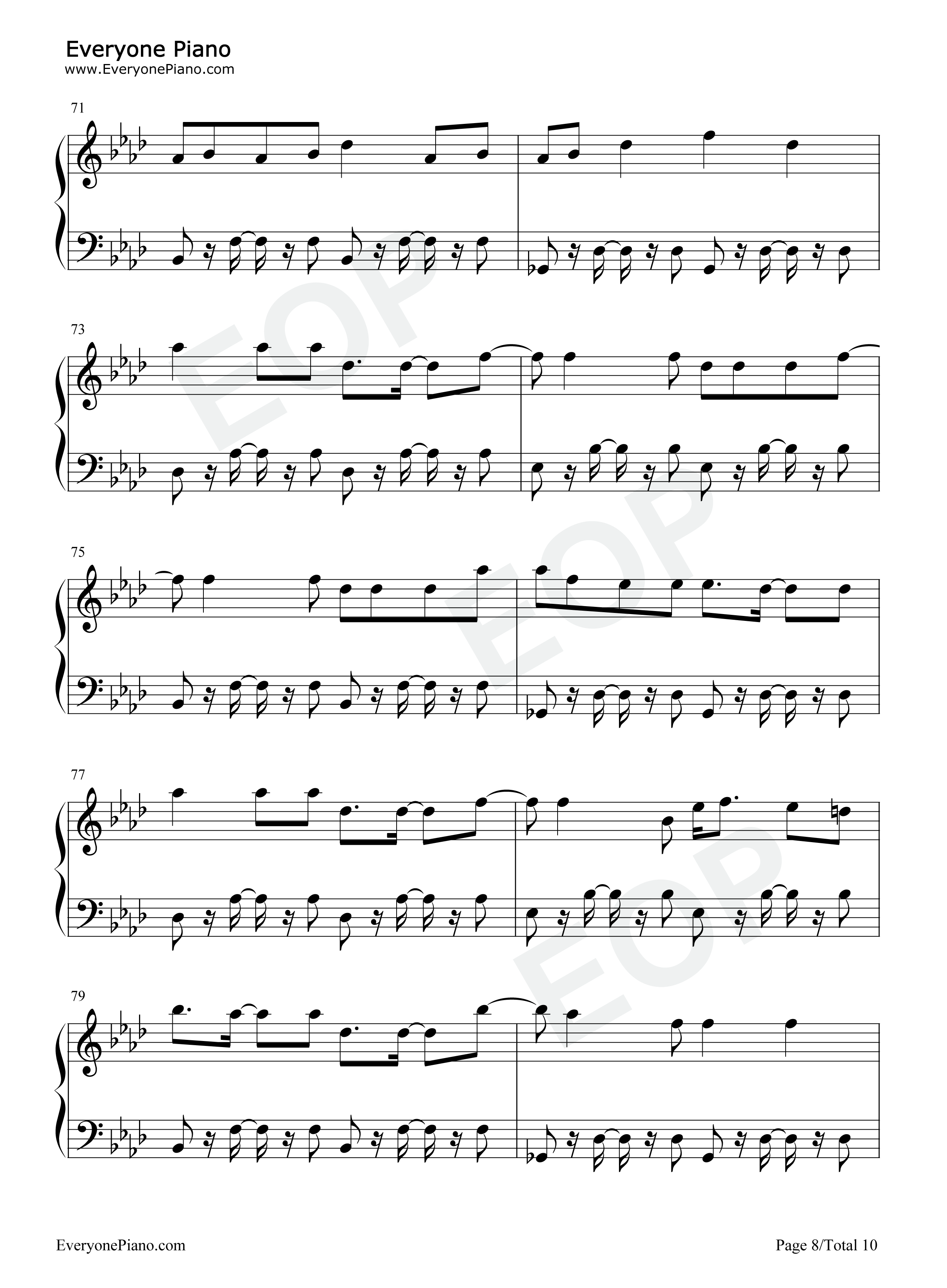 Heartbreak_Anthem钢琴谱_Galantis_David_Guetta_Little_Mix