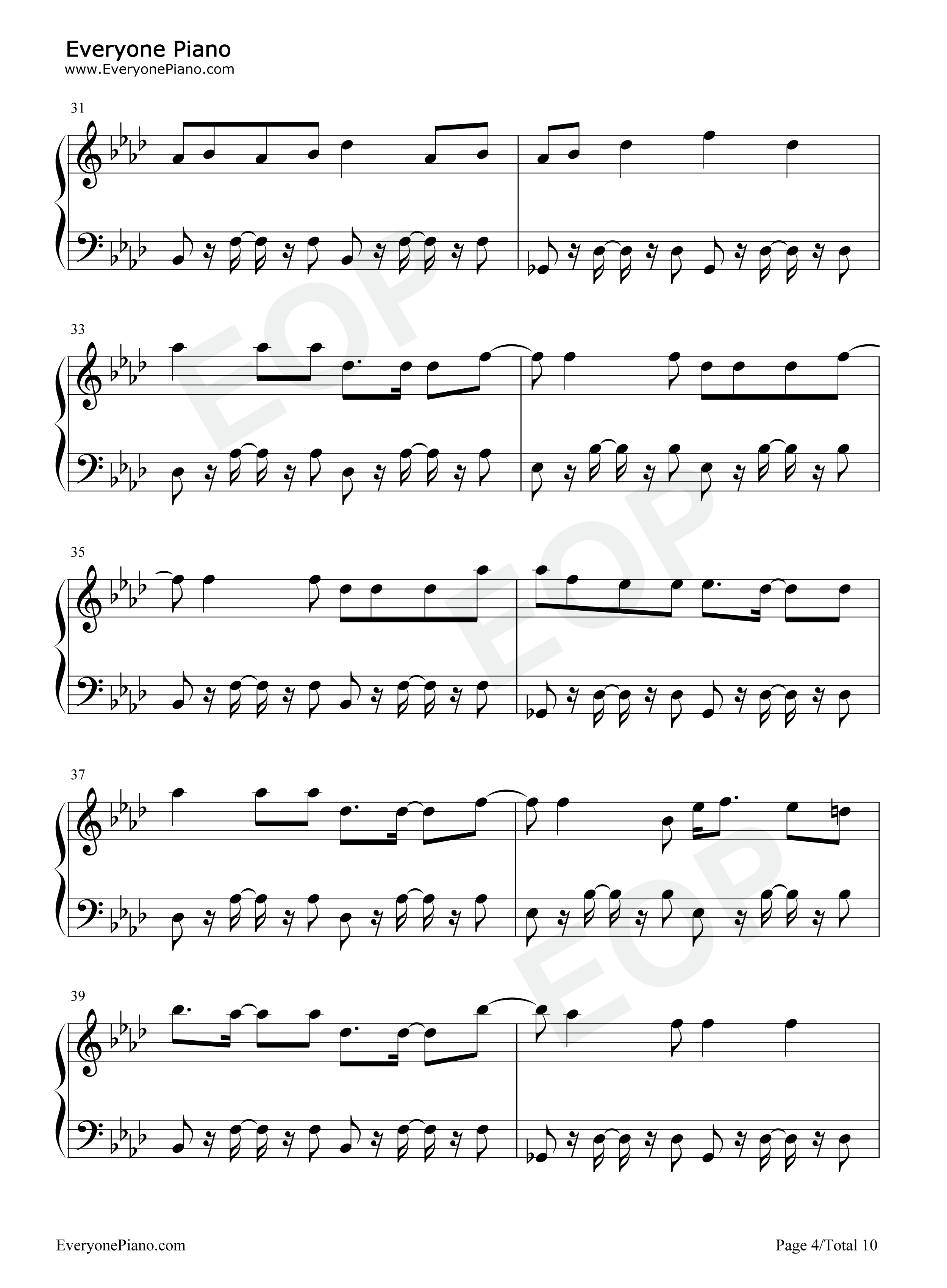 Heartbreak_Anthem钢琴谱_Galantis_David_Guetta_Little_Mix