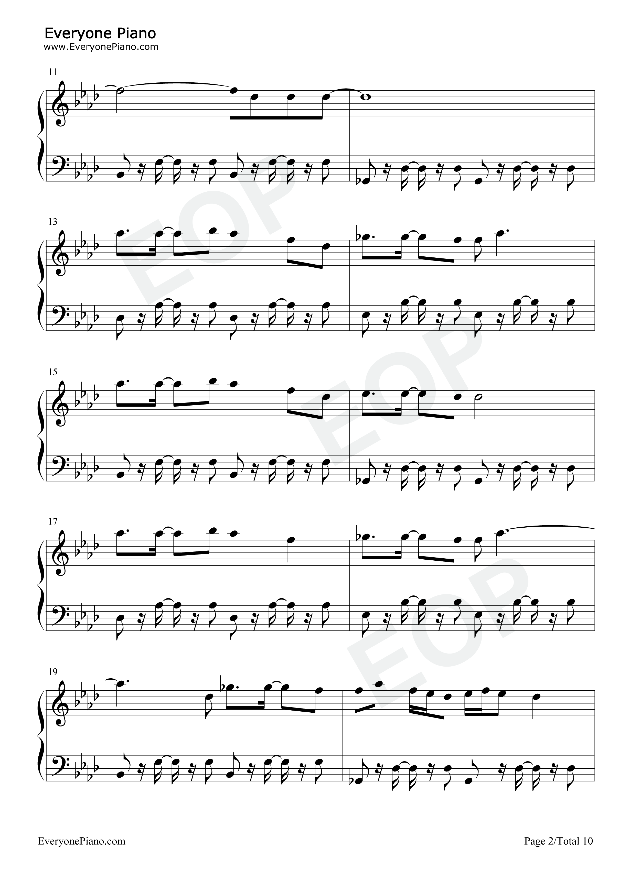 Heartbreak_Anthem钢琴谱_Galantis_David_Guetta_Little_Mix