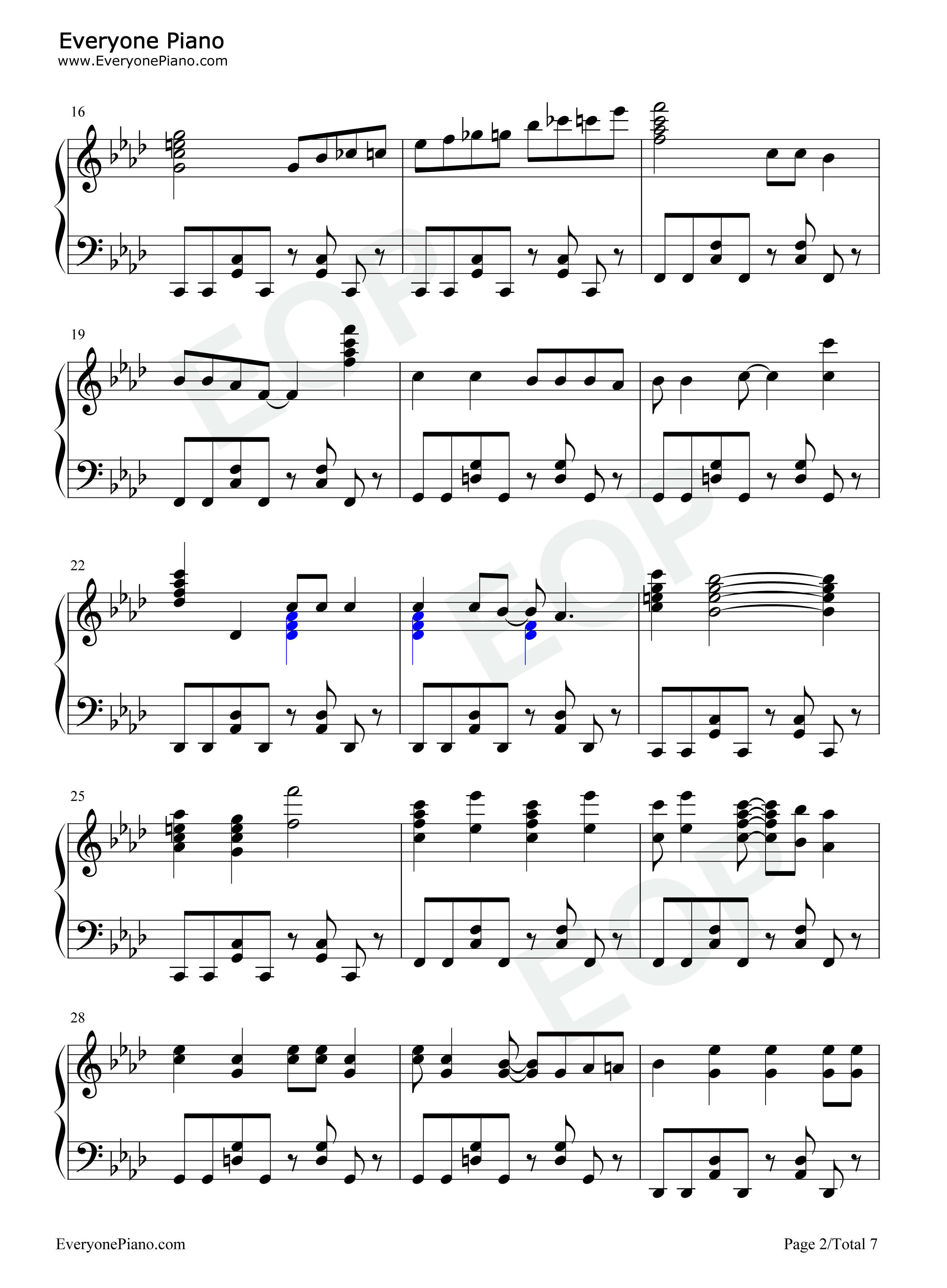 Grandeur钢琴谱_Snow_Man