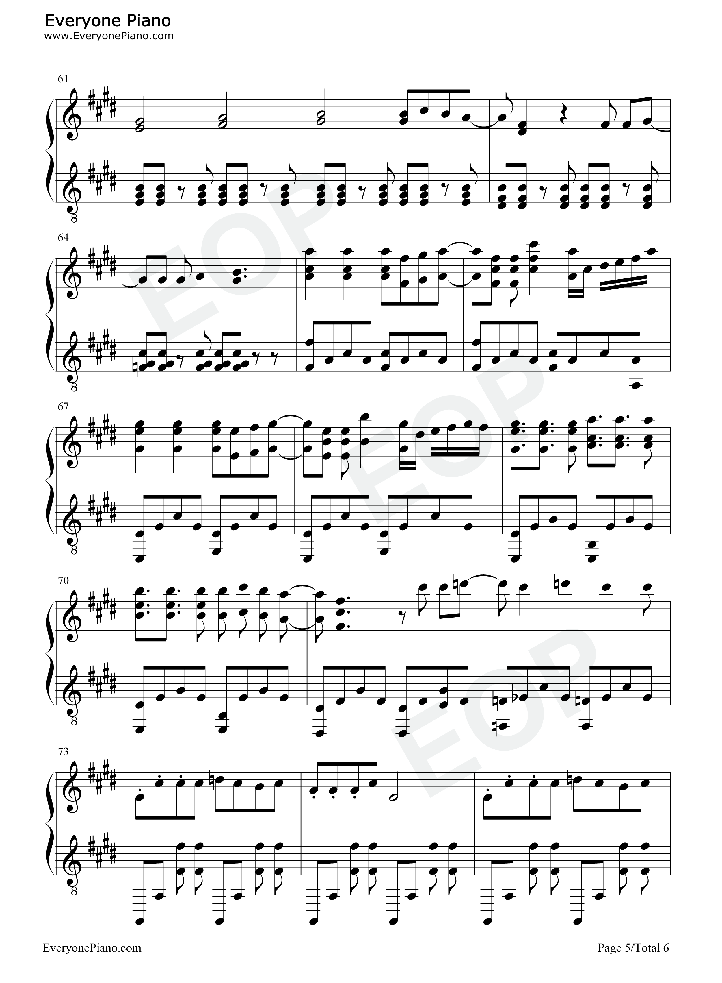 Number_9钢琴谱_T_ara