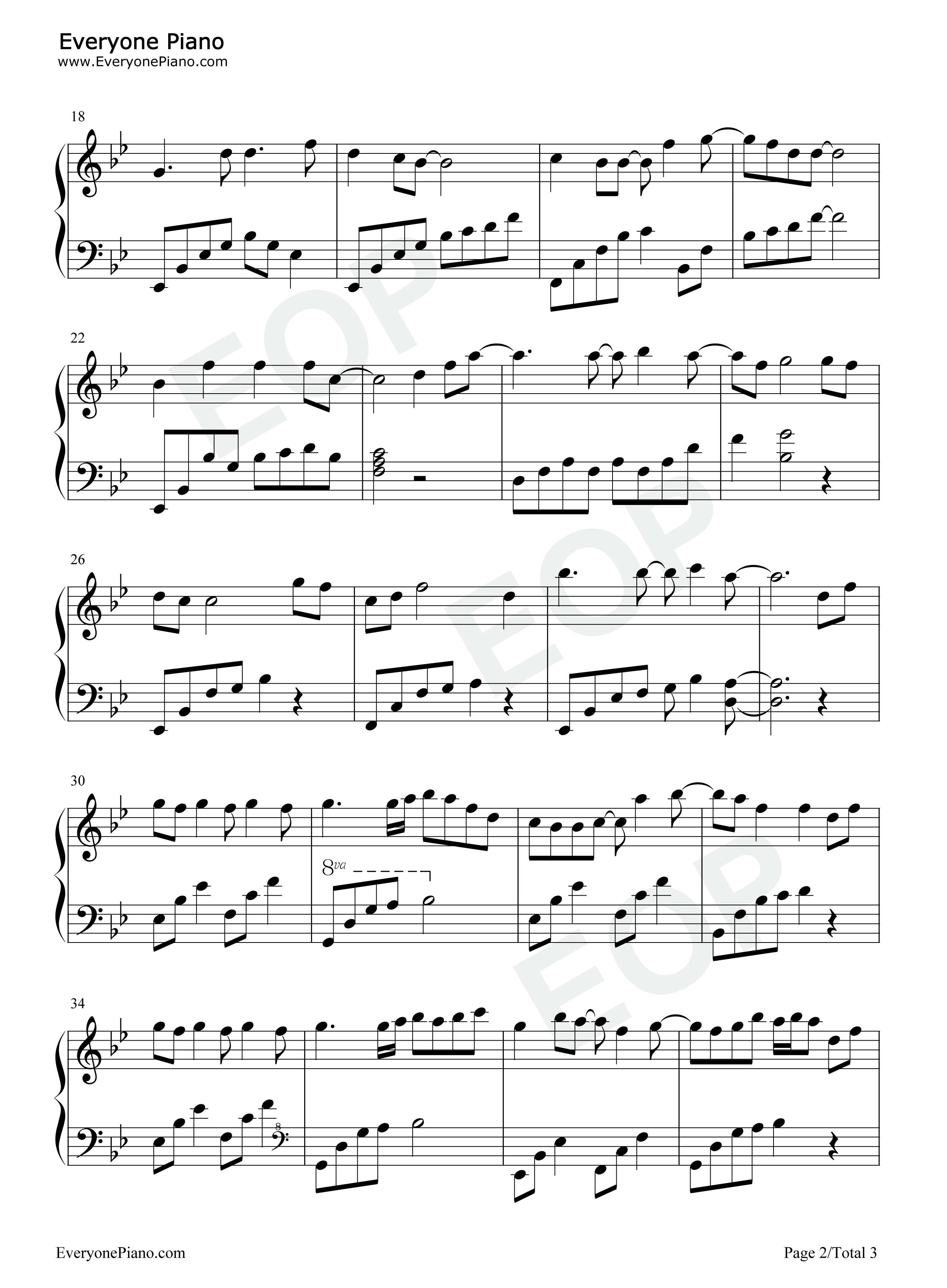 有你的江湖钢琴谱_岚aya