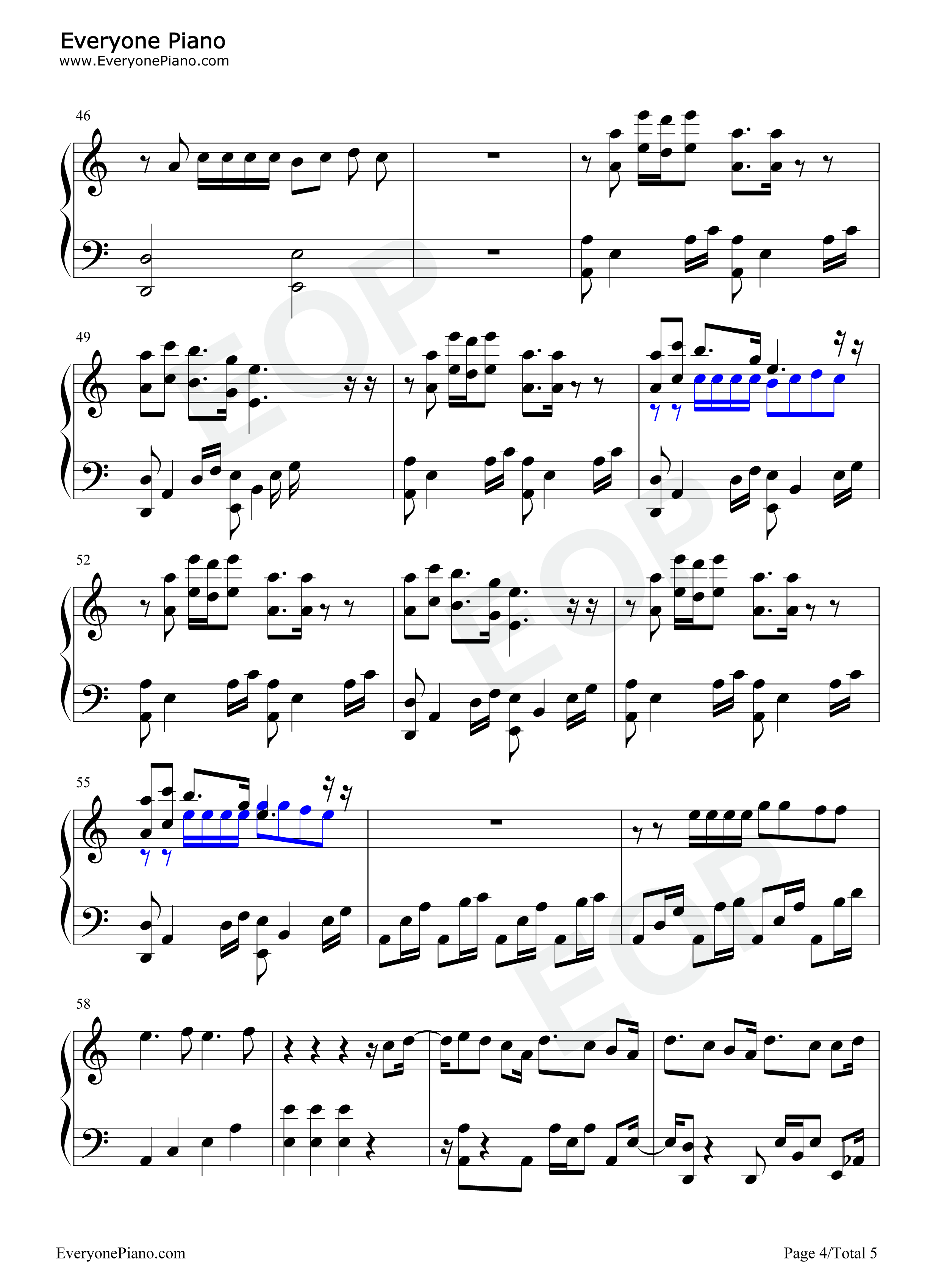 100_Ways钢琴谱_王嘉尔