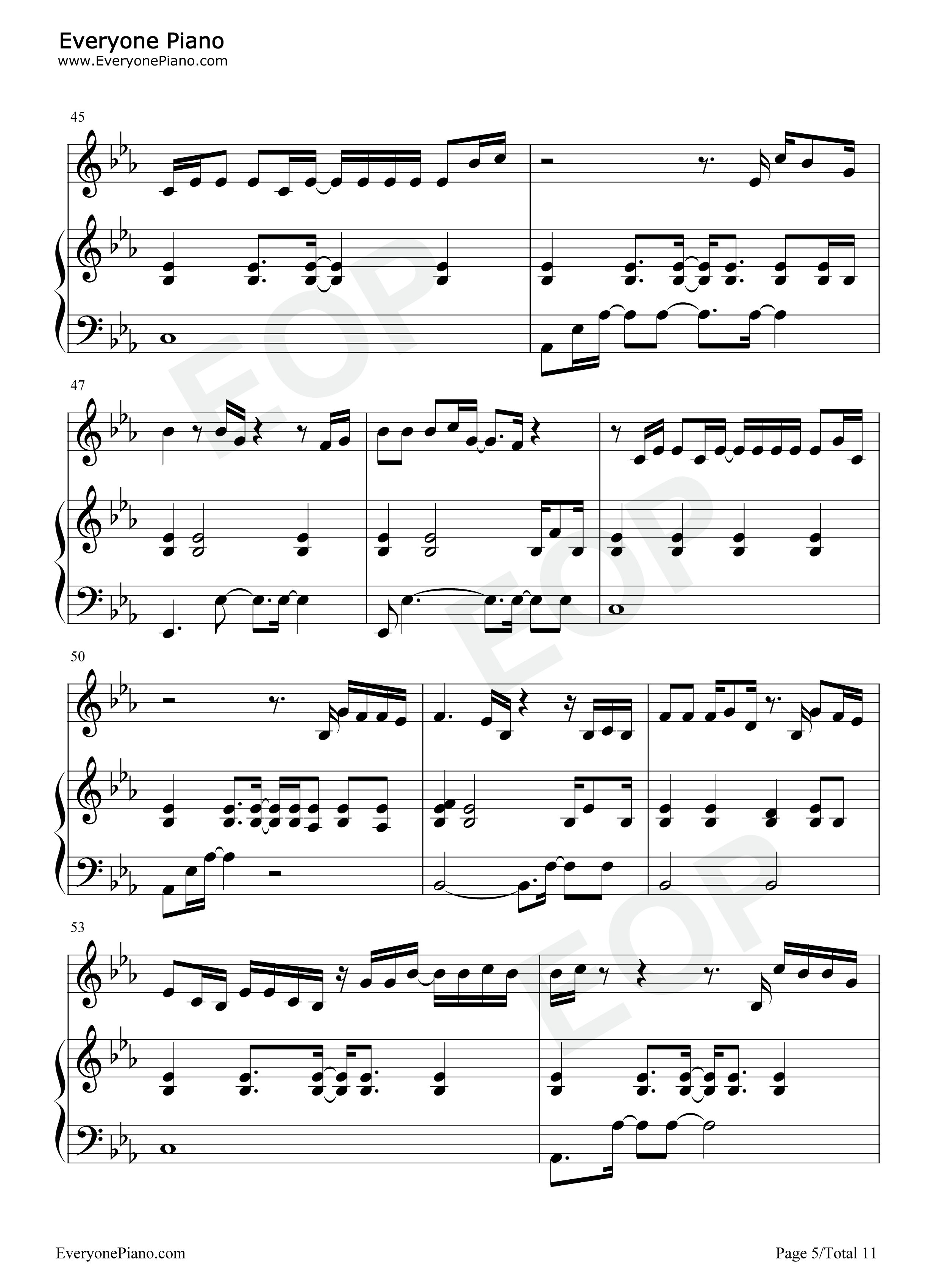 我不知道钢琴谱_梁博