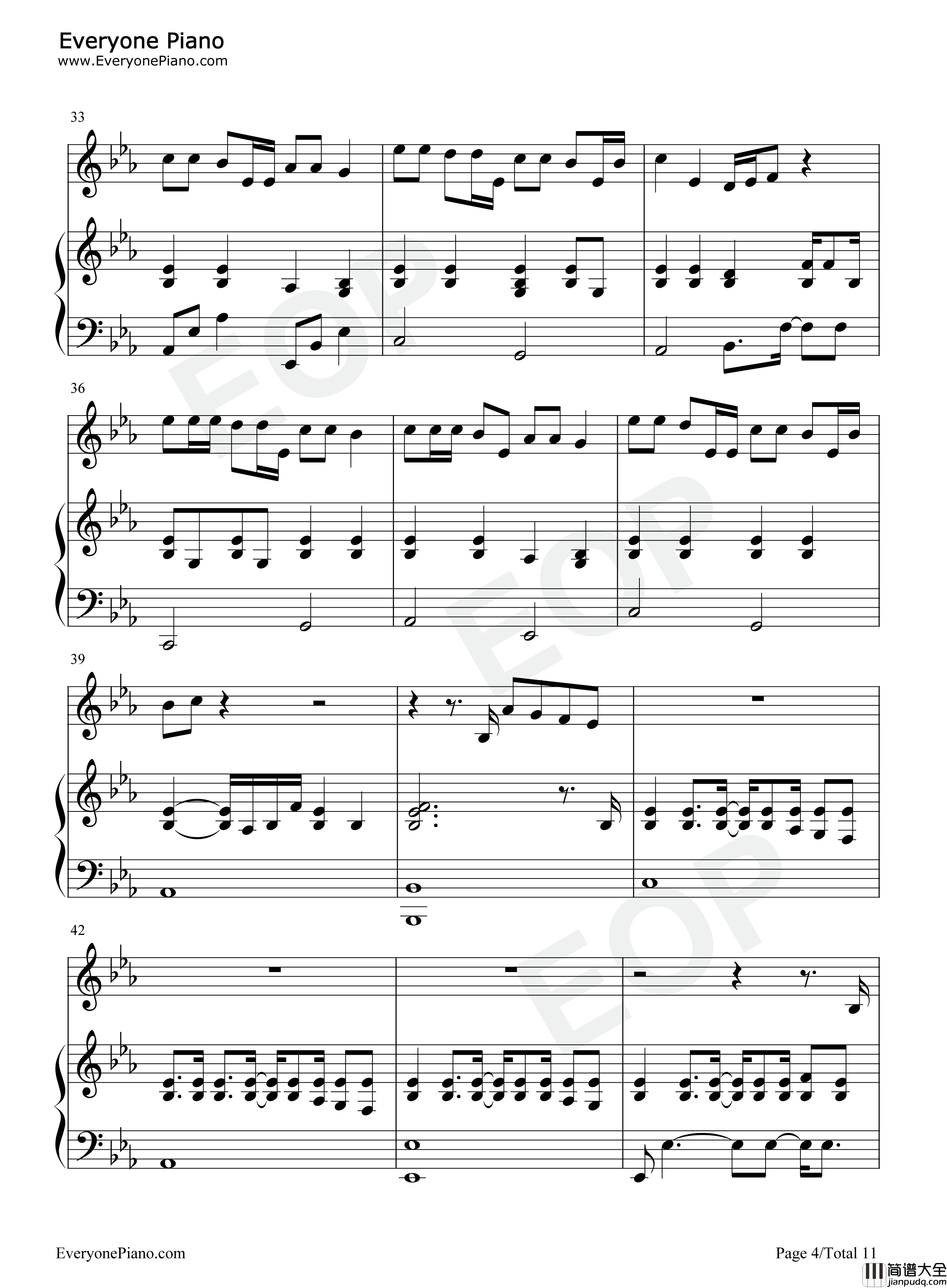 我不知道钢琴谱_梁博