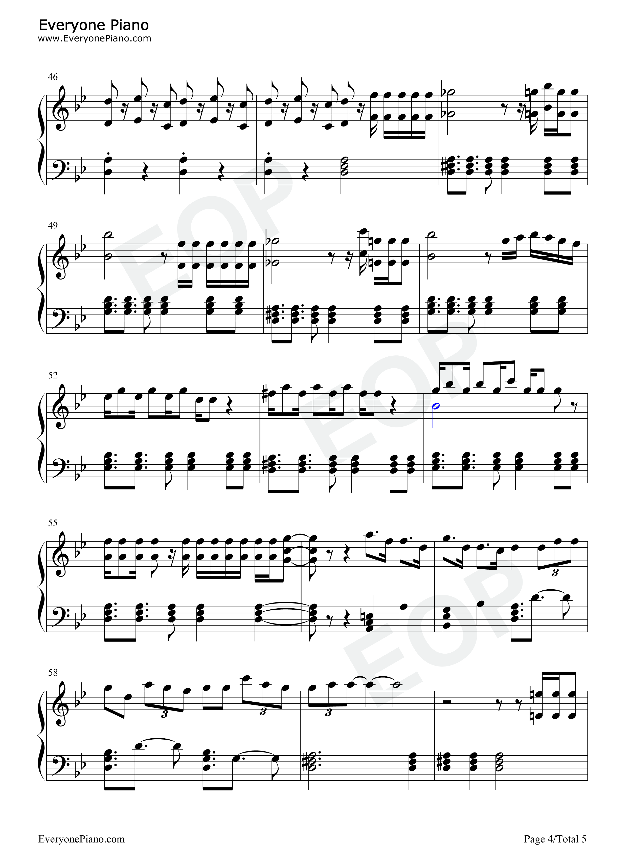 Dont_Call_Me钢琴谱_SHINee