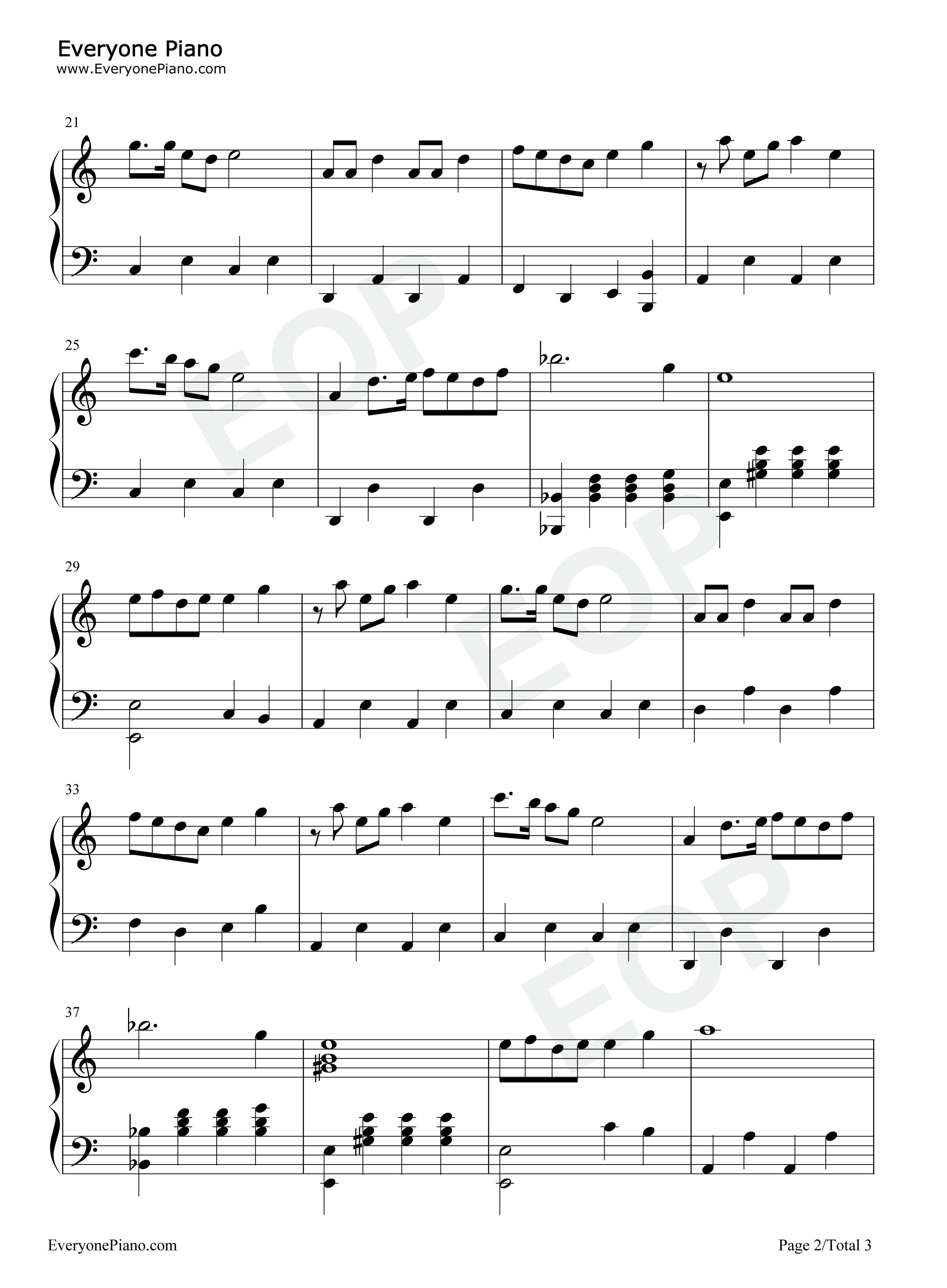 挺好个人呐钢琴谱_刘宇宁