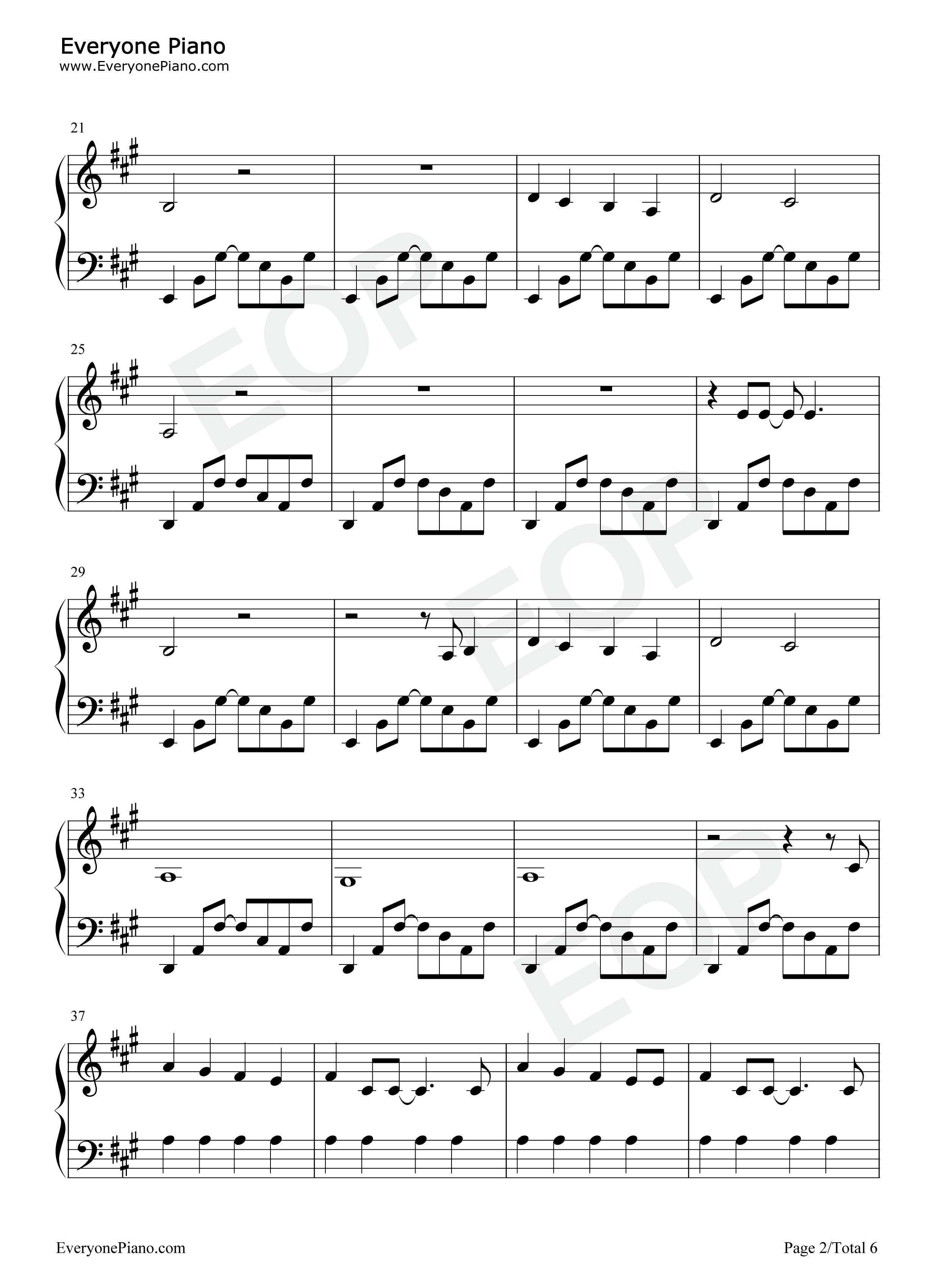 Favorite_Crime钢琴谱_Olivia_Rodrigo