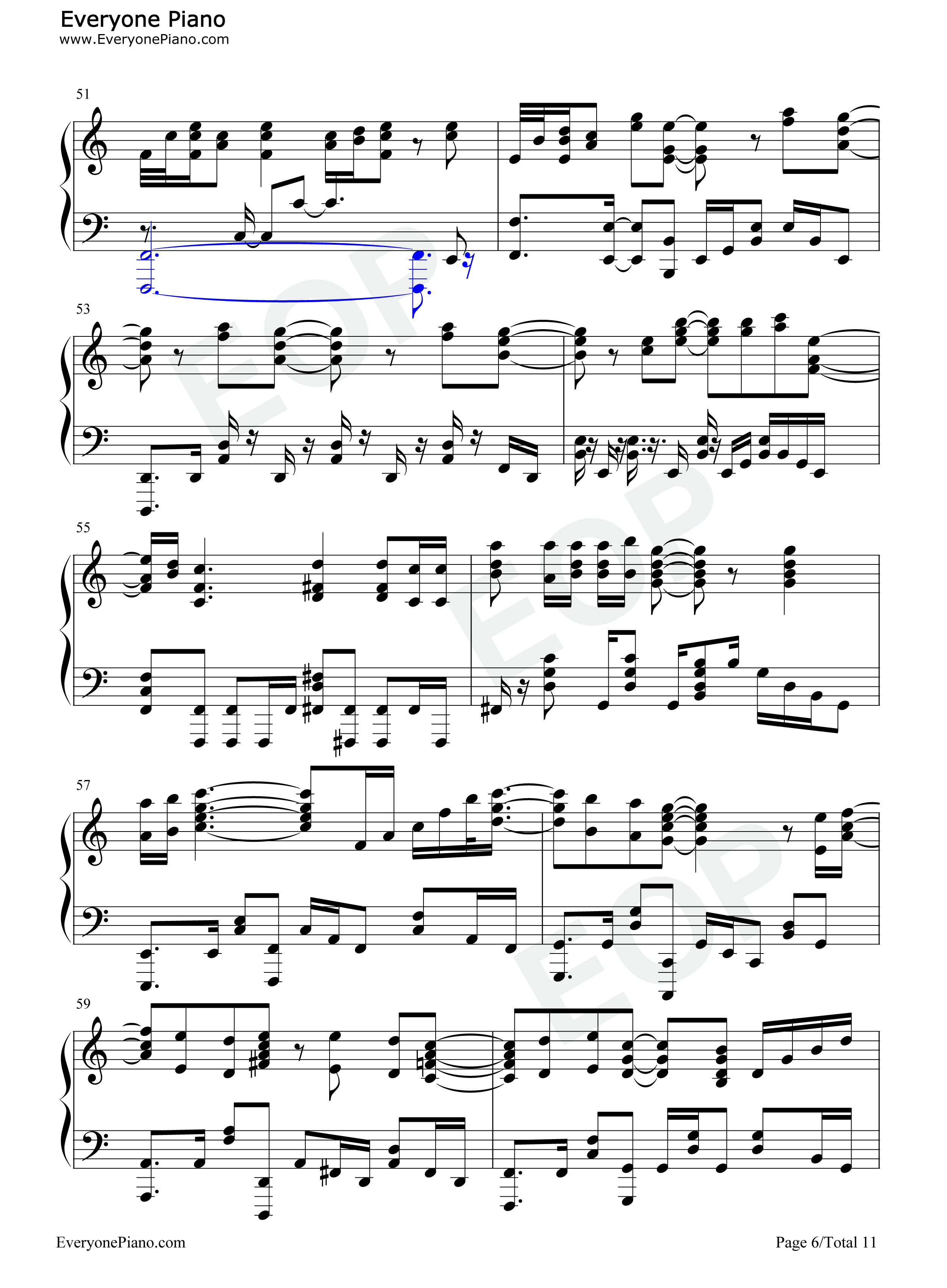 SEA_HORIZON钢琴谱_海野高中海堤社