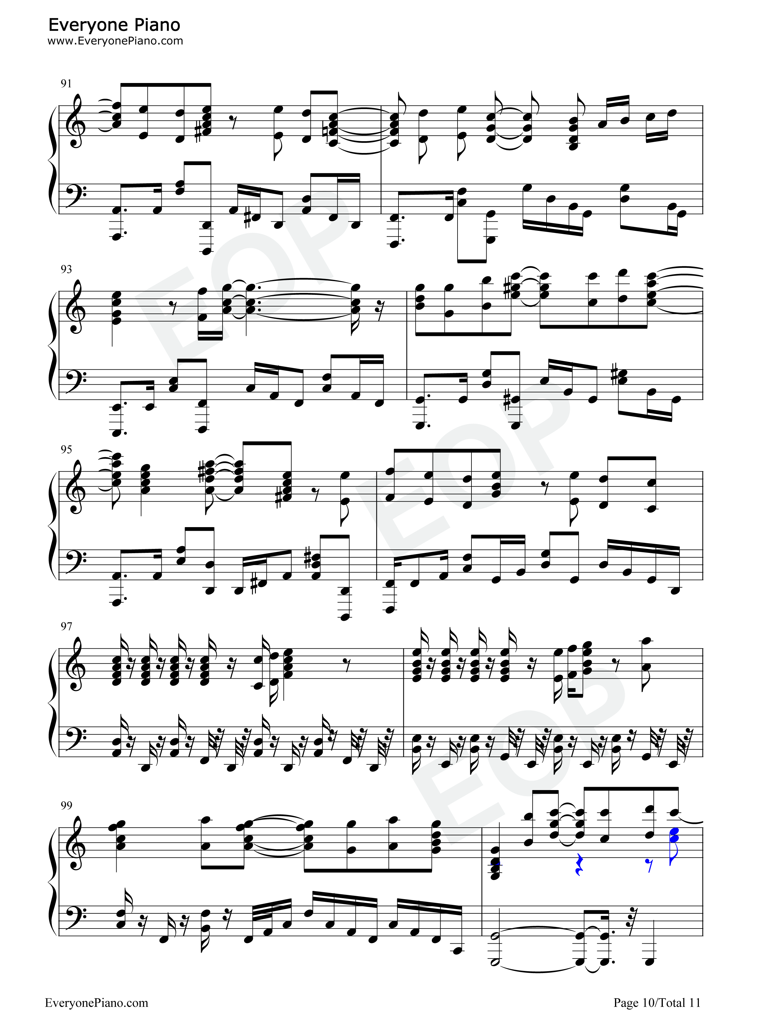 SEA_HORIZON钢琴谱_海野高中海堤社