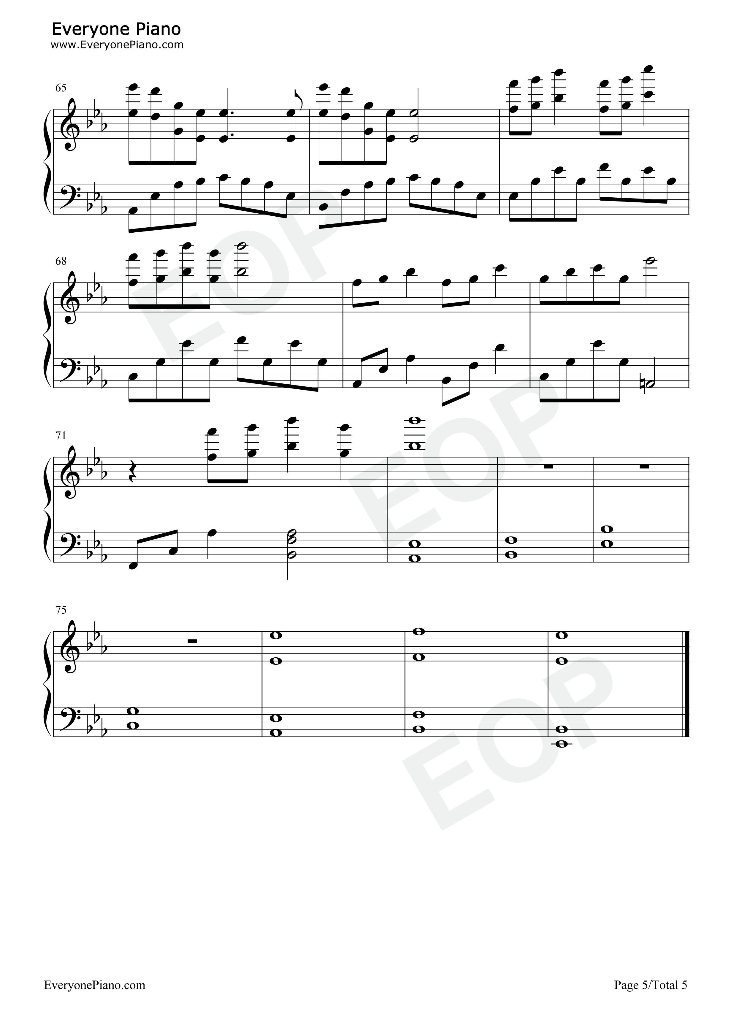 ハレハレヤ钢琴谱_羽生まゐご_Flower_初音未来