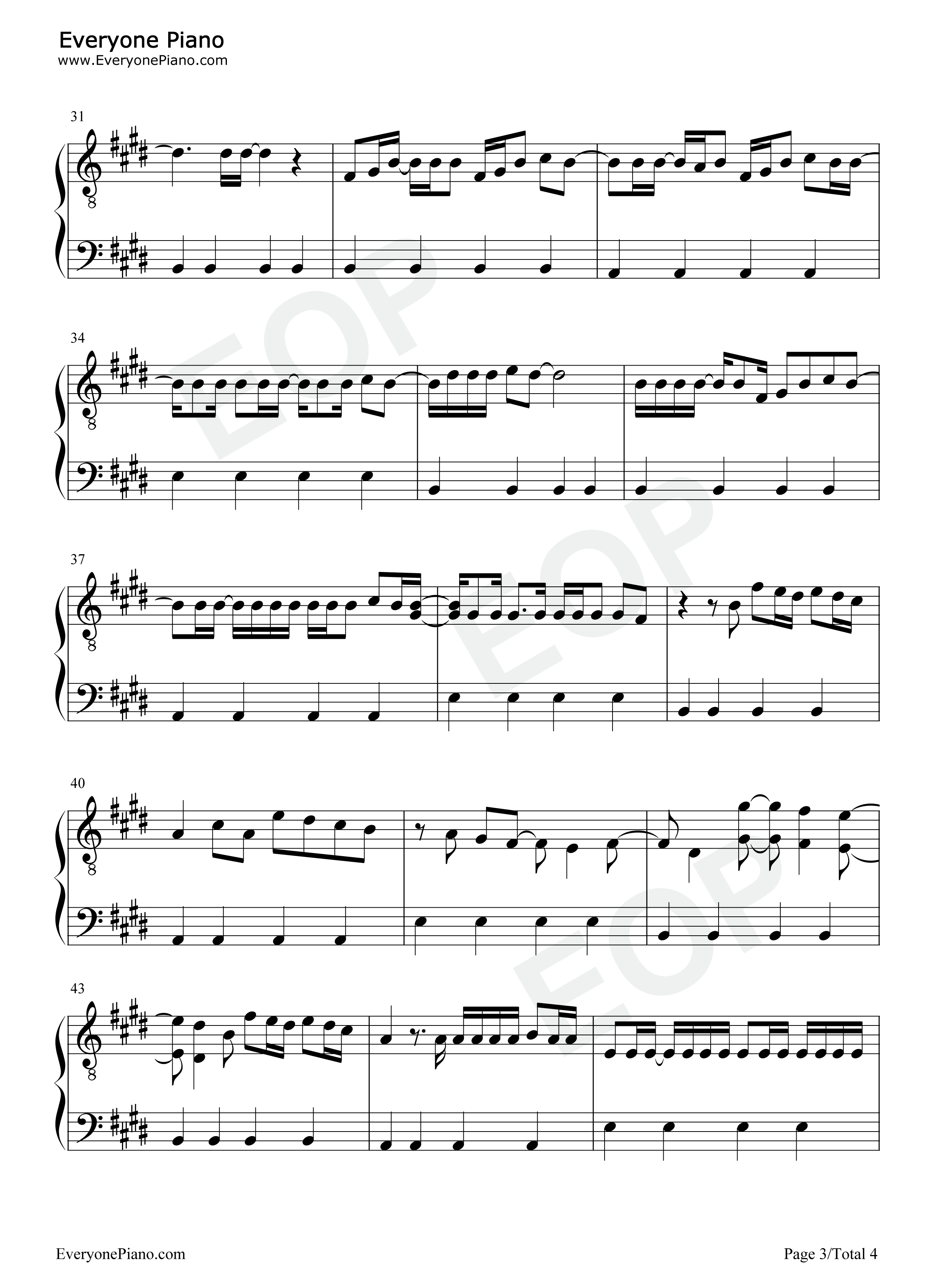 Solar_Power钢琴谱_Lorde