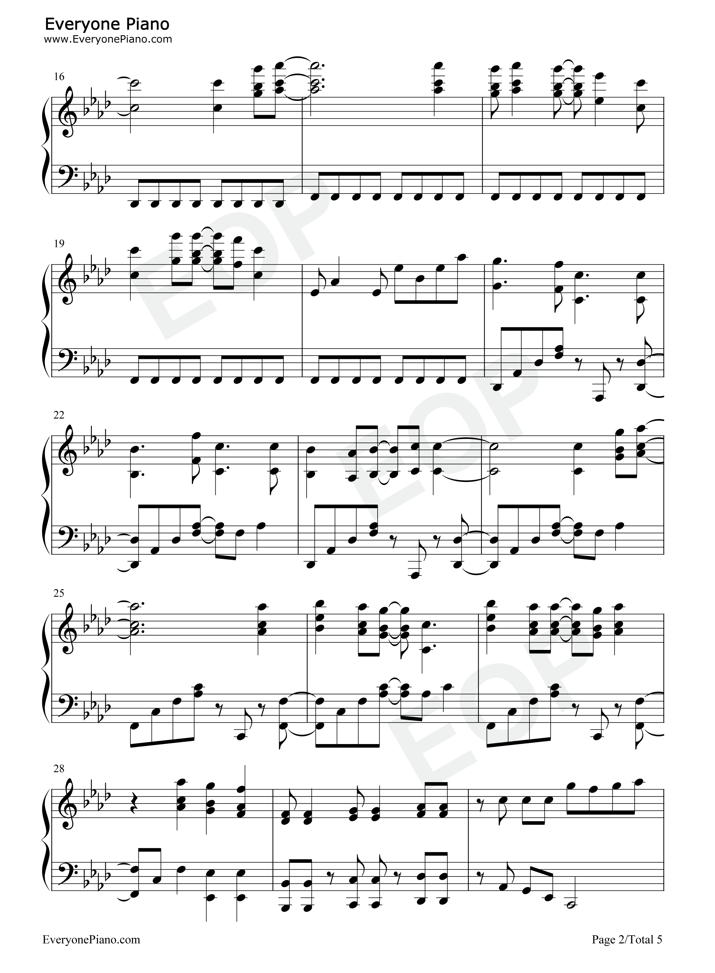 Sing_My_Pleasure钢琴谱_八木海莉