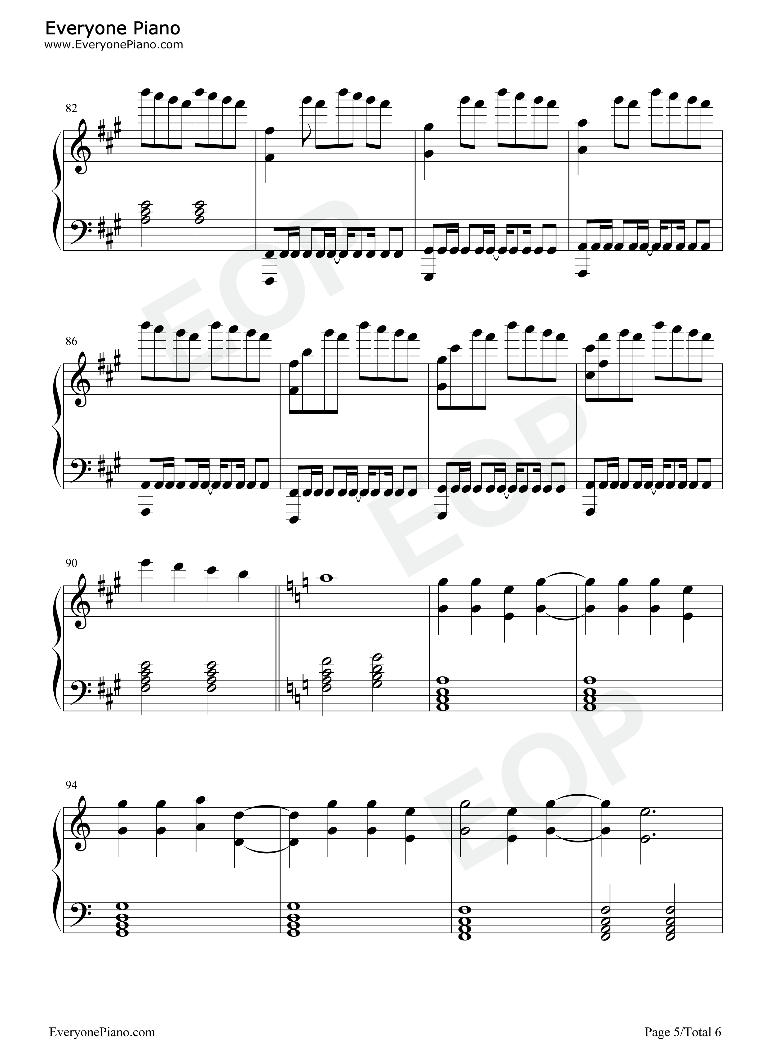 Ymniam钢琴谱_泽野弘之