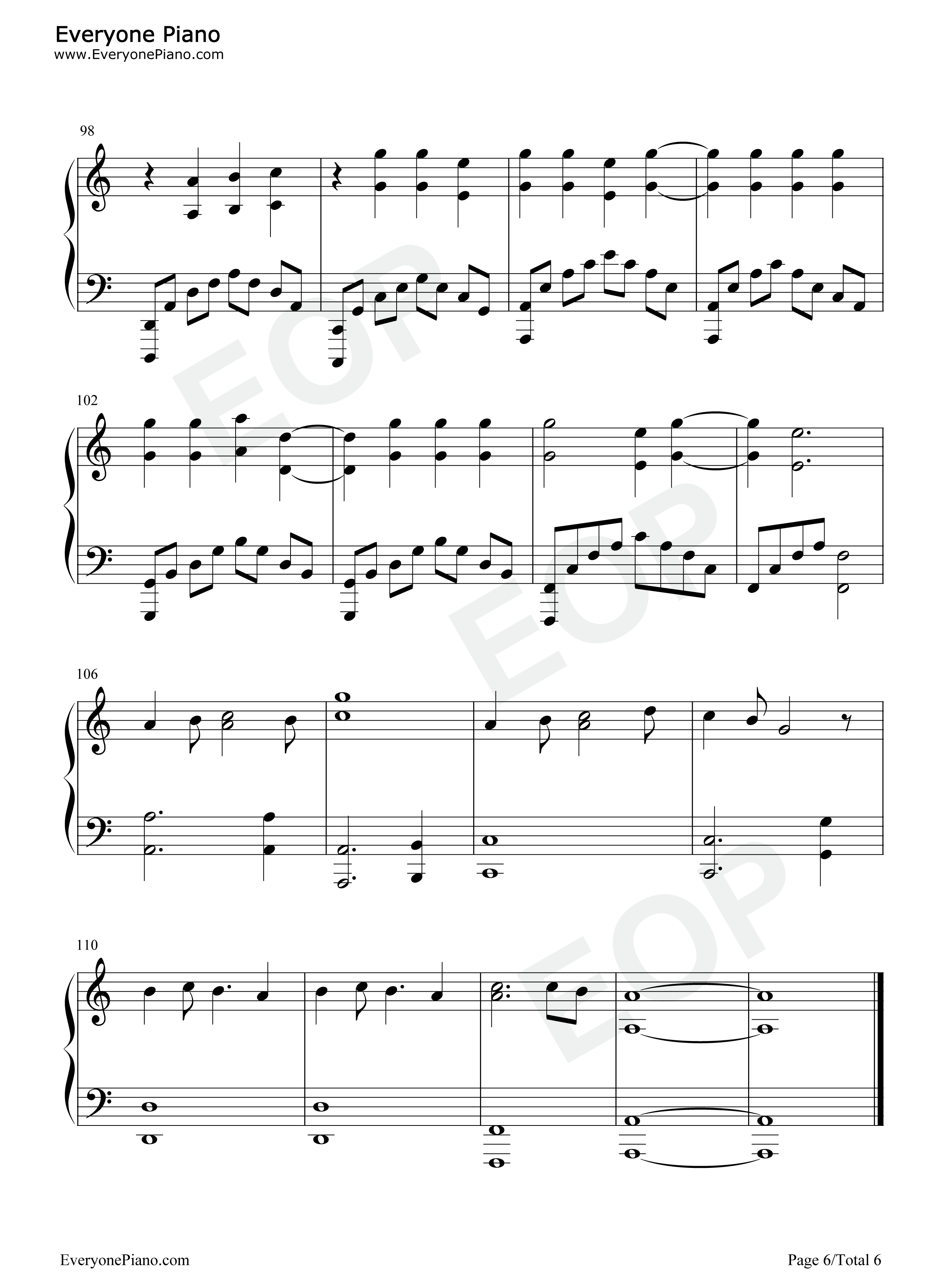 Ymniam钢琴谱_泽野弘之