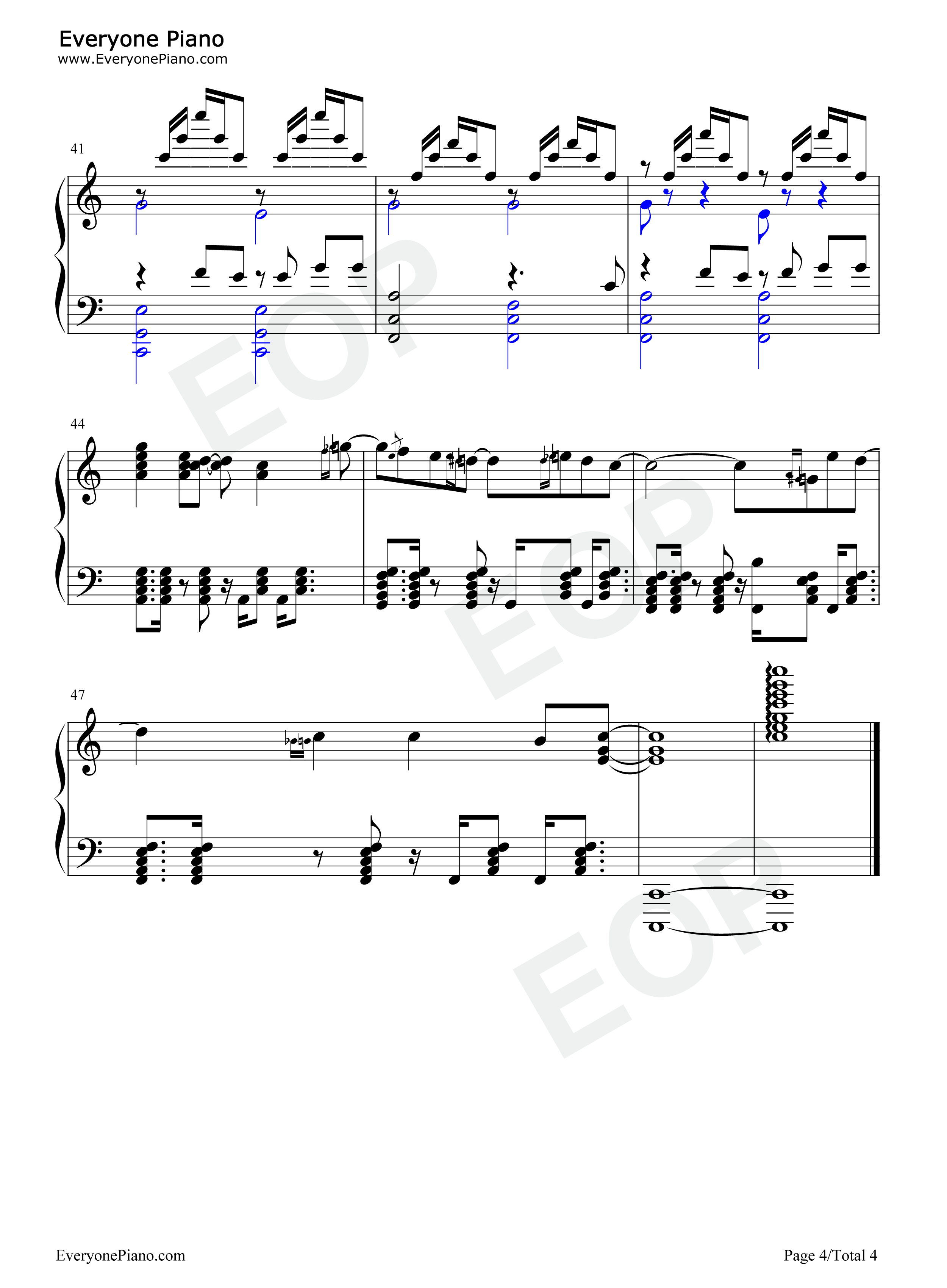 BEAUTIFUL钢琴谱_Treasure