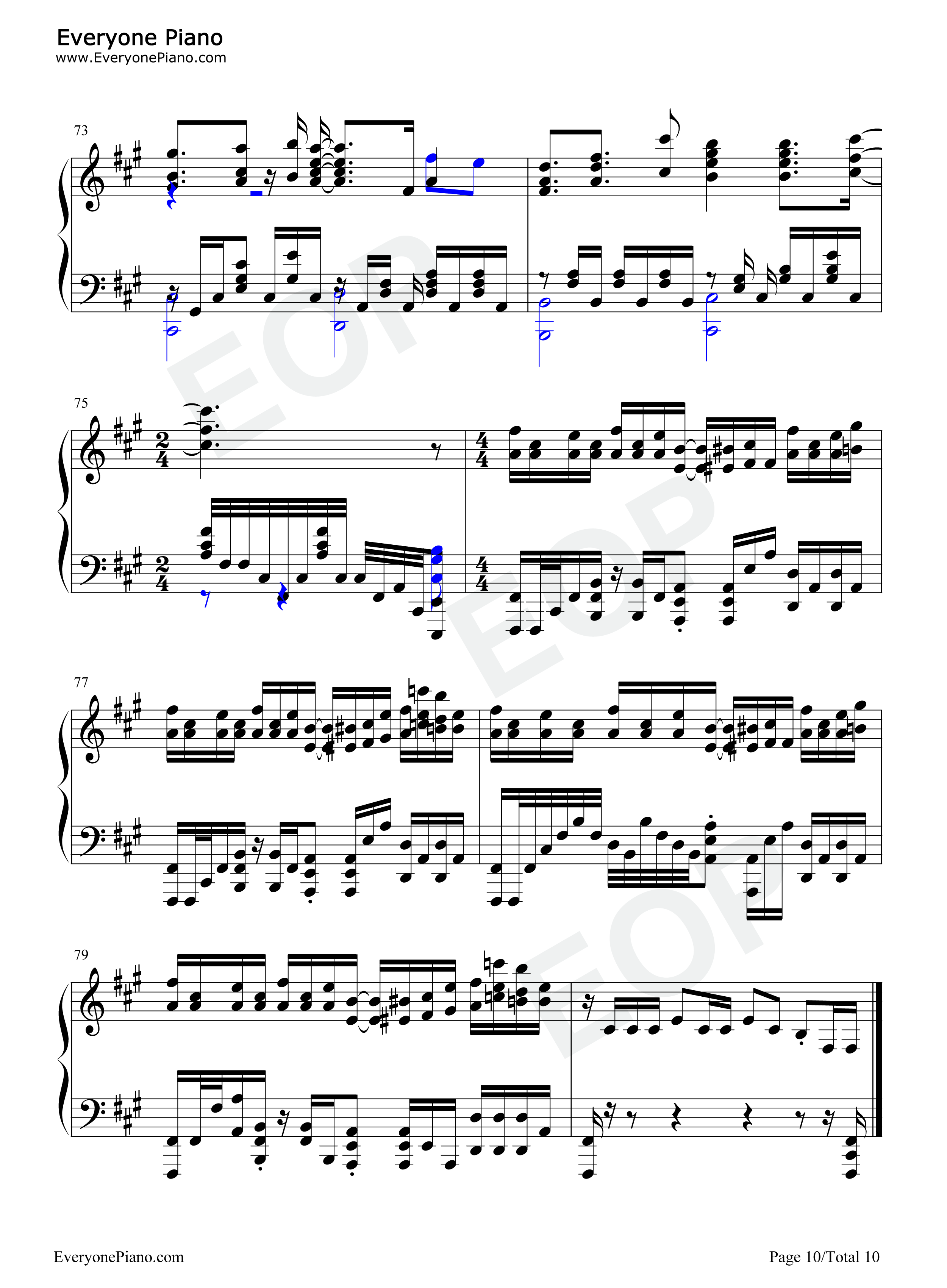 Bursty_Greedy_Spider钢琴谱_铃木木乃美