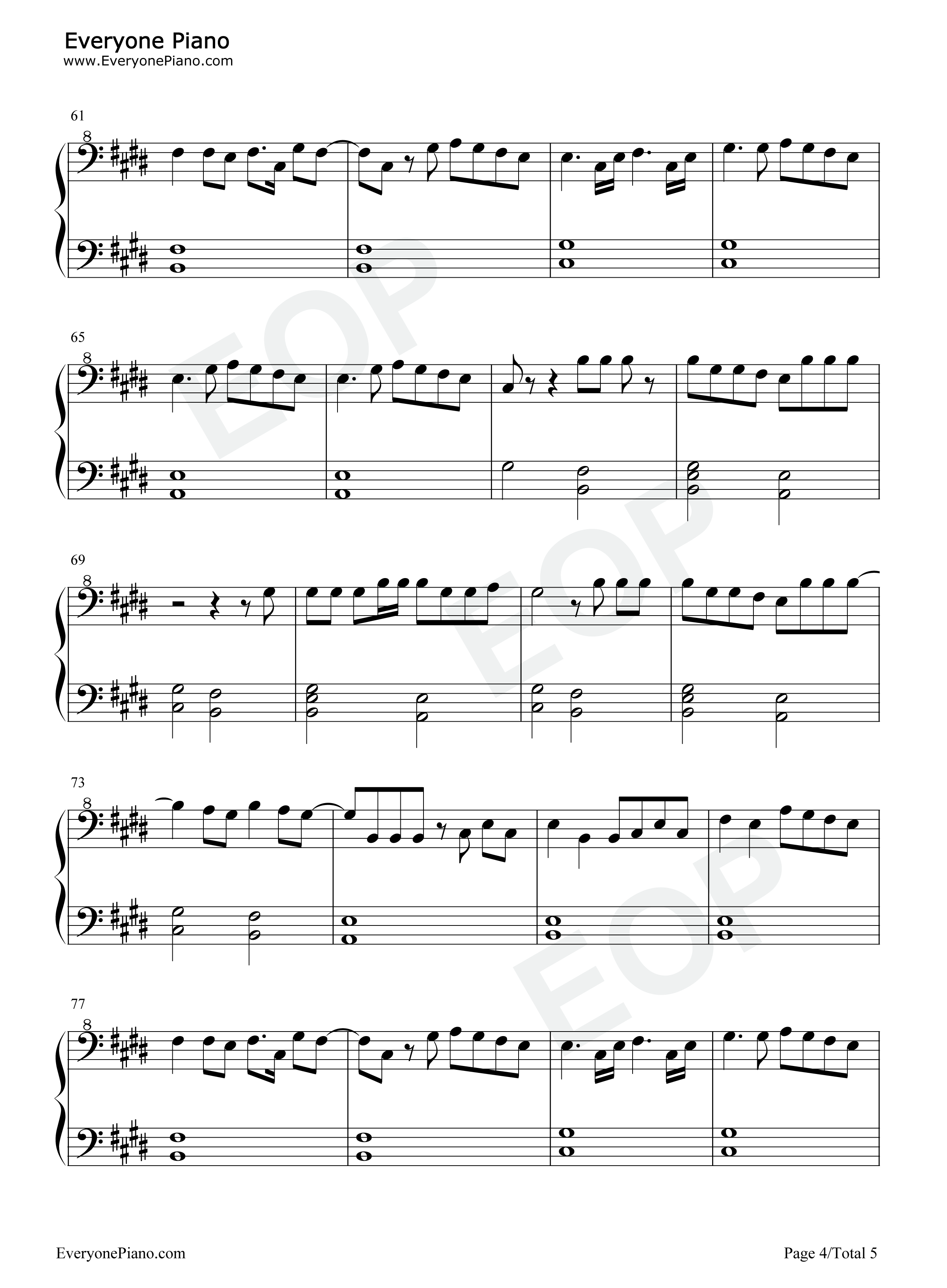 Little_Bit_of_Love钢琴谱_Tom_Grennan