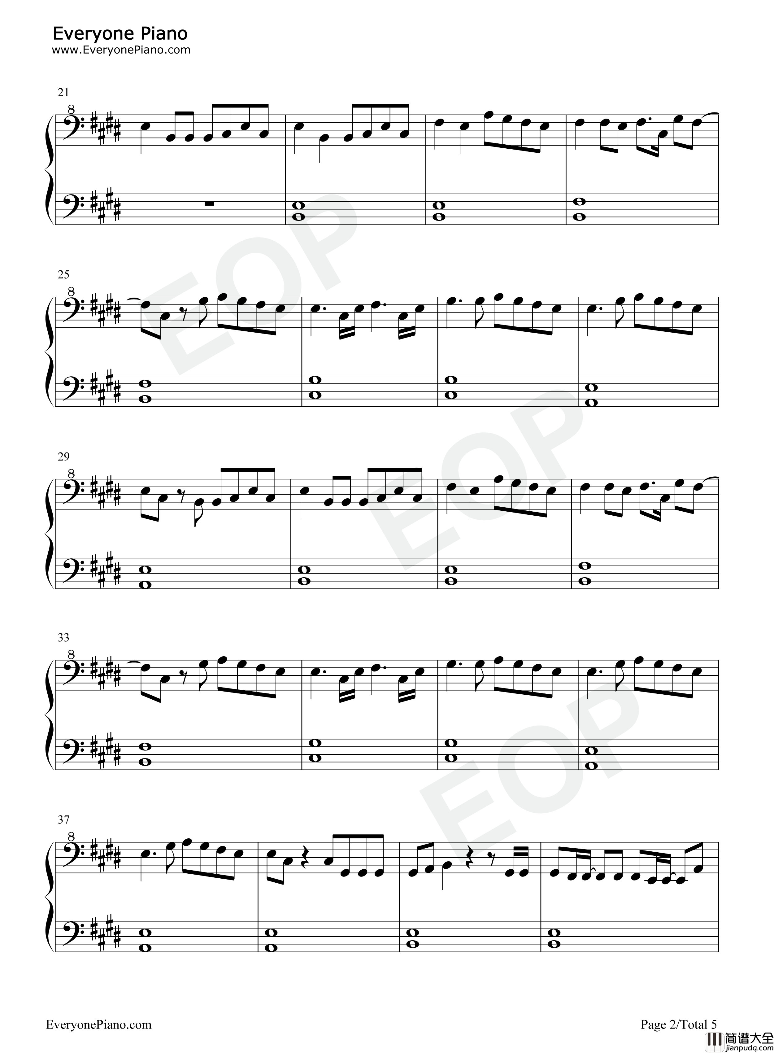 Little_Bit_of_Love钢琴谱_Tom_Grennan