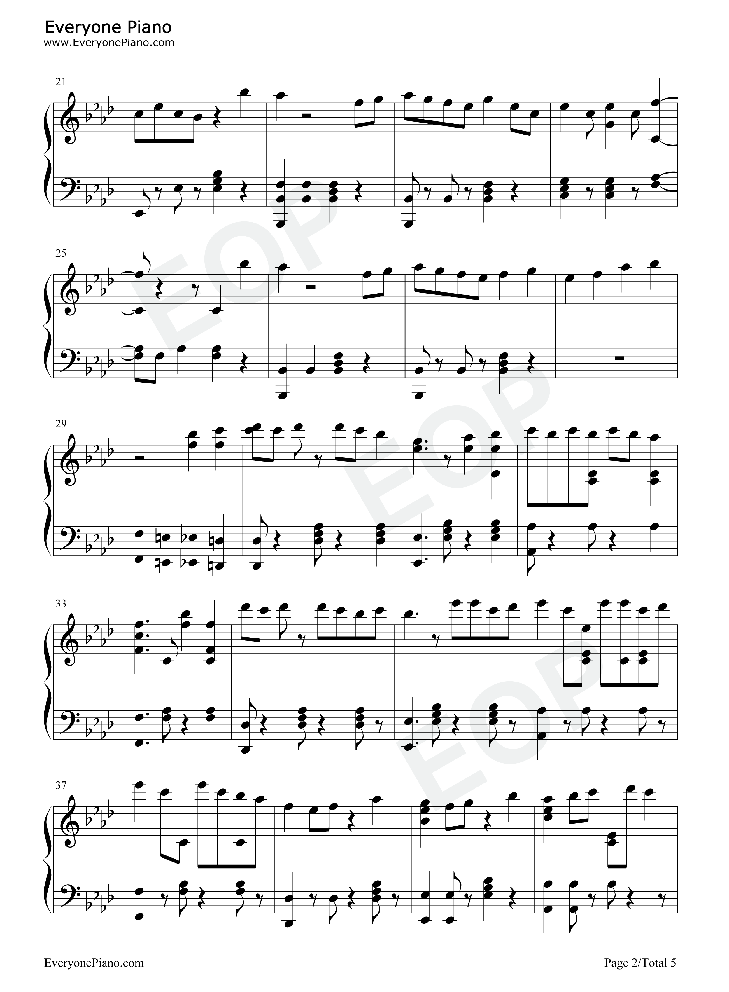 After_School钢琴谱_Weeekly