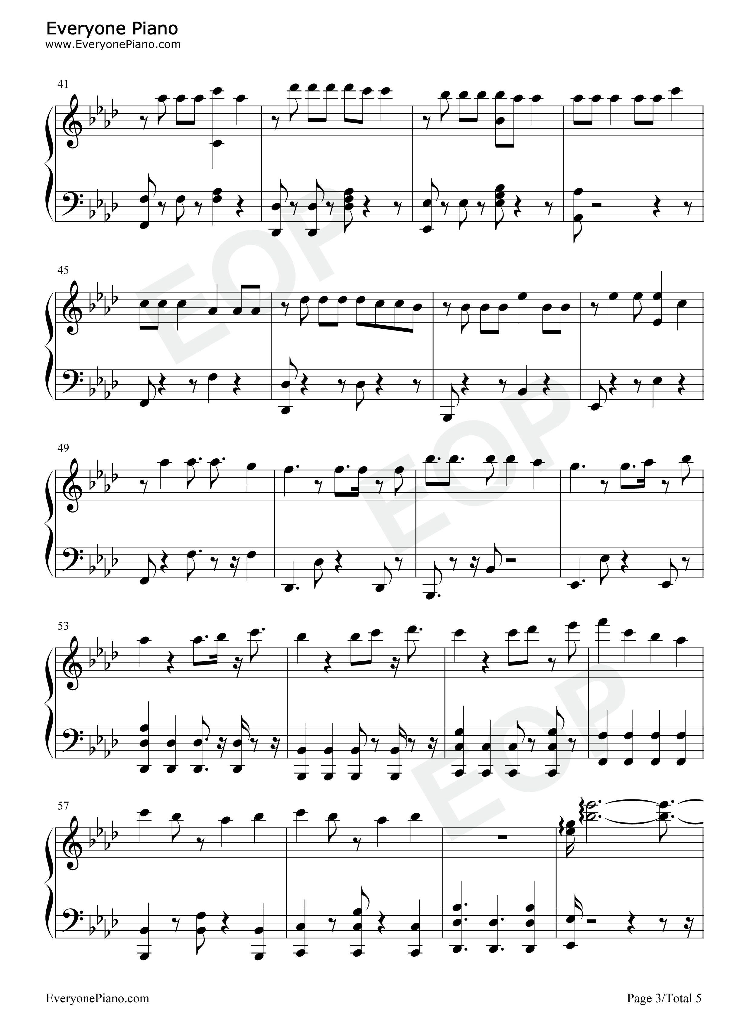 After_School钢琴谱_Weeekly