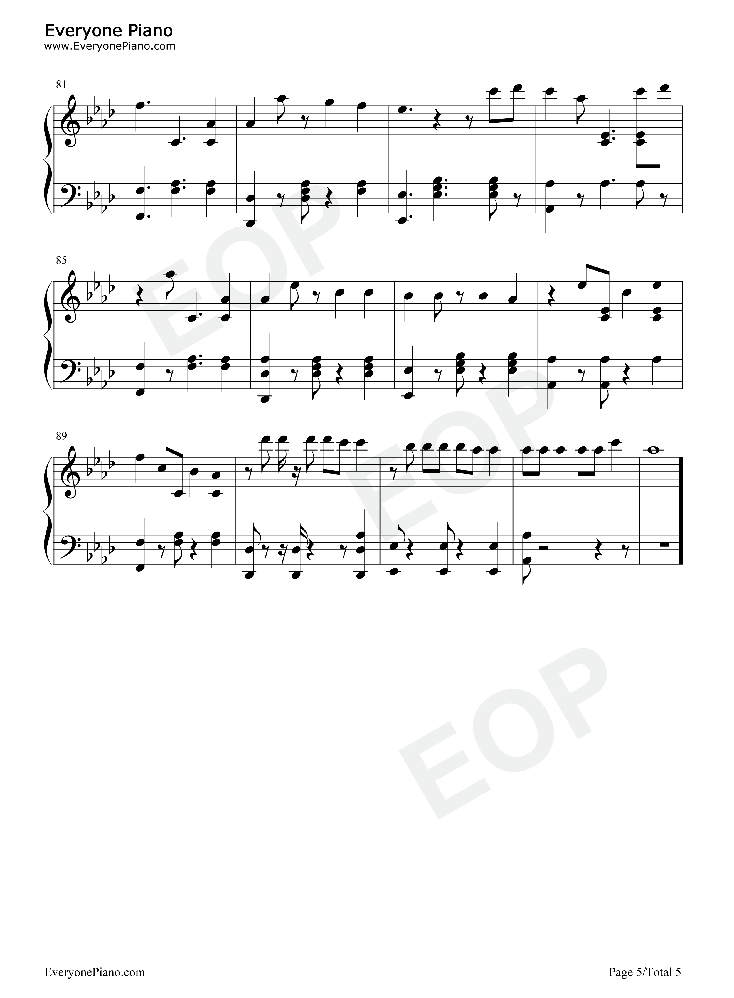 After_School钢琴谱_Weeekly