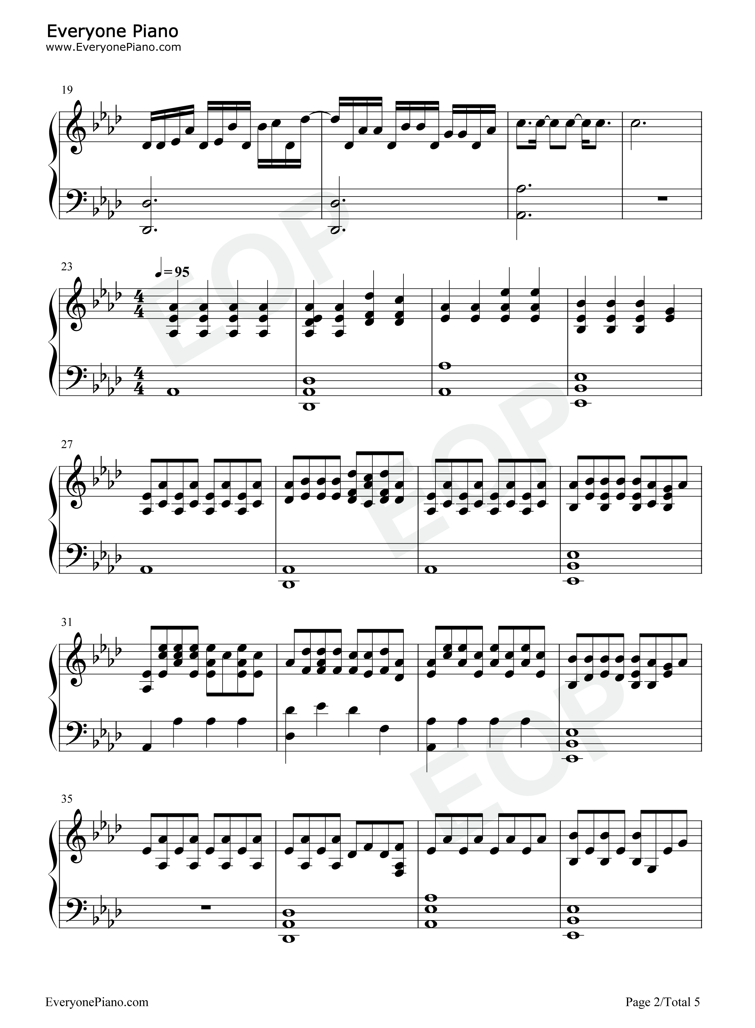 I_Say_Goodbye钢琴谱_Florian_Bur