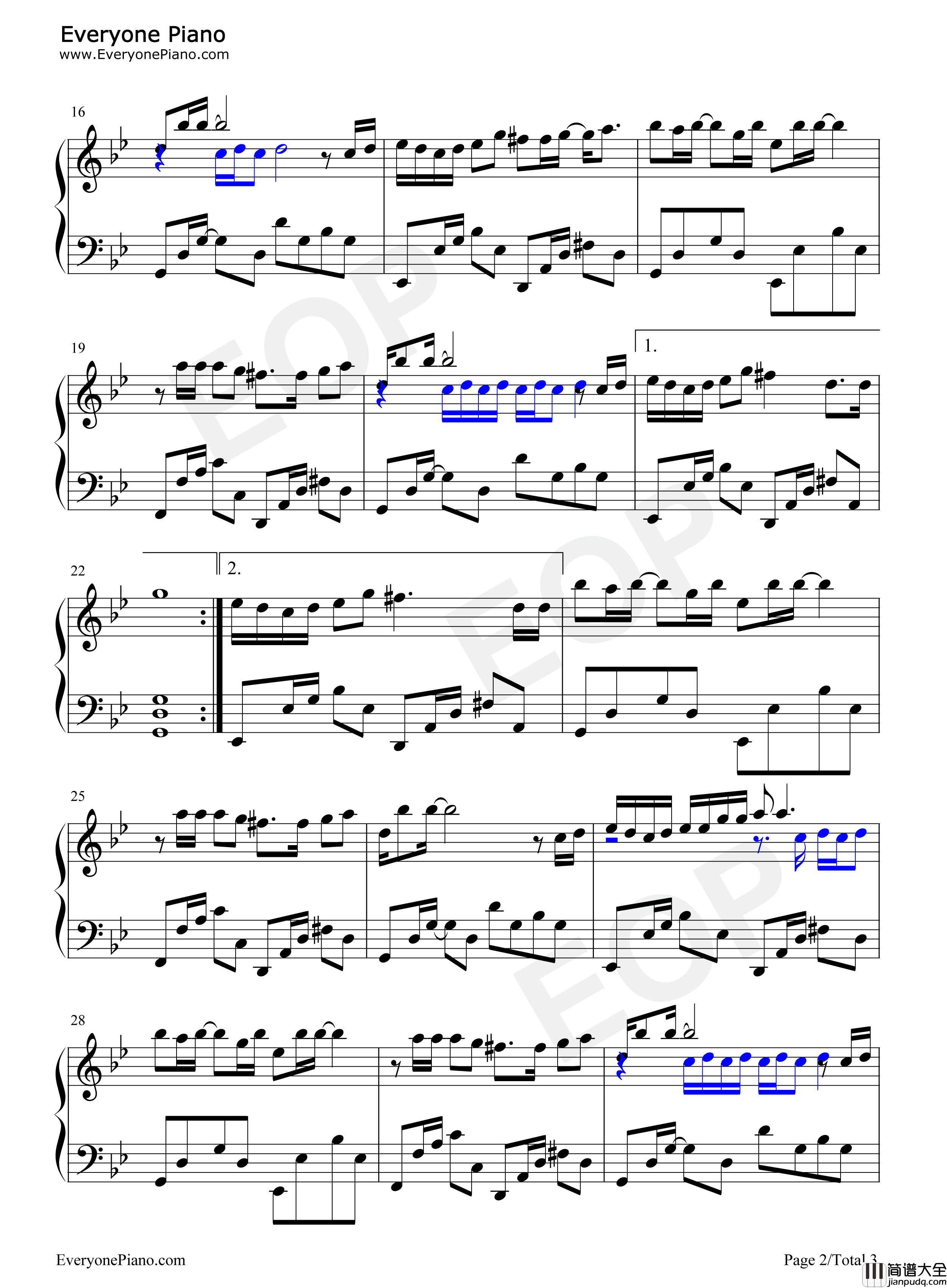 第五人格入殓师钢琴谱_大G喵