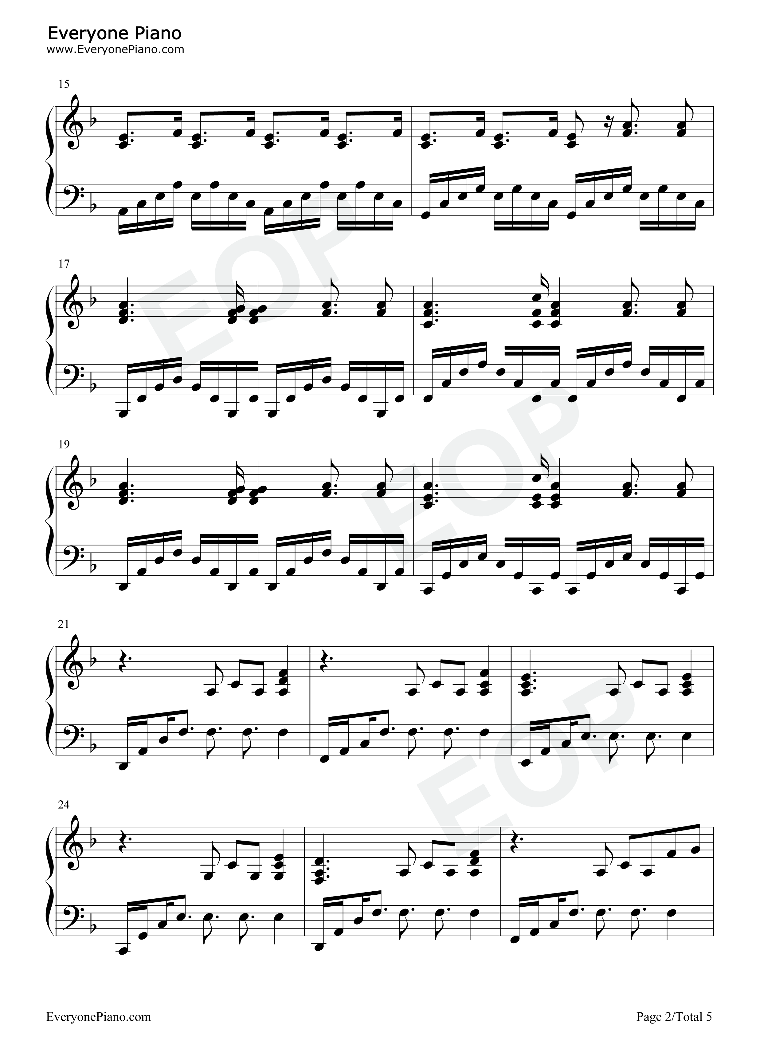 Running_with_the_Wolves钢琴谱_Aurora