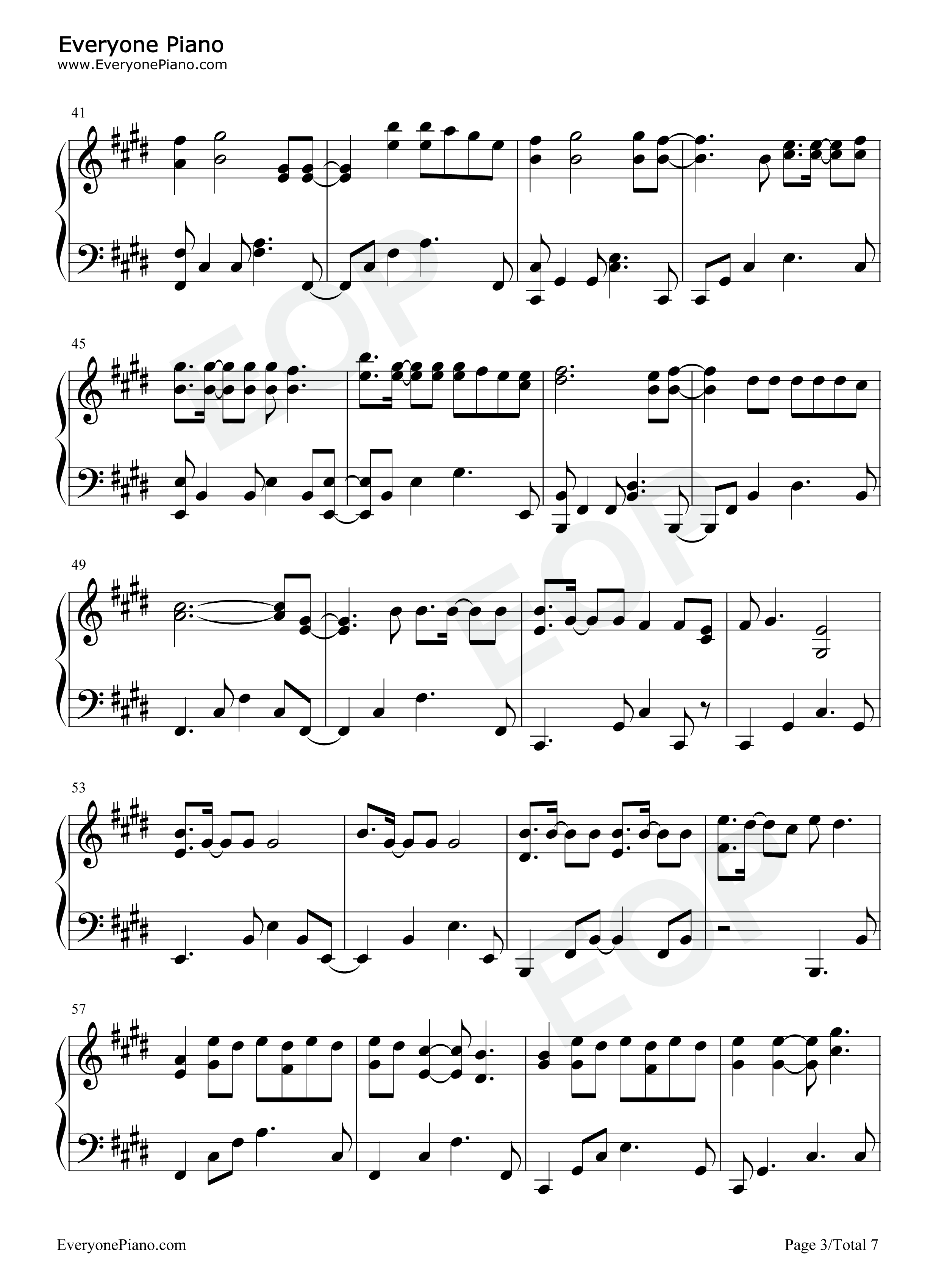 Giant钢琴谱_宋雨琦