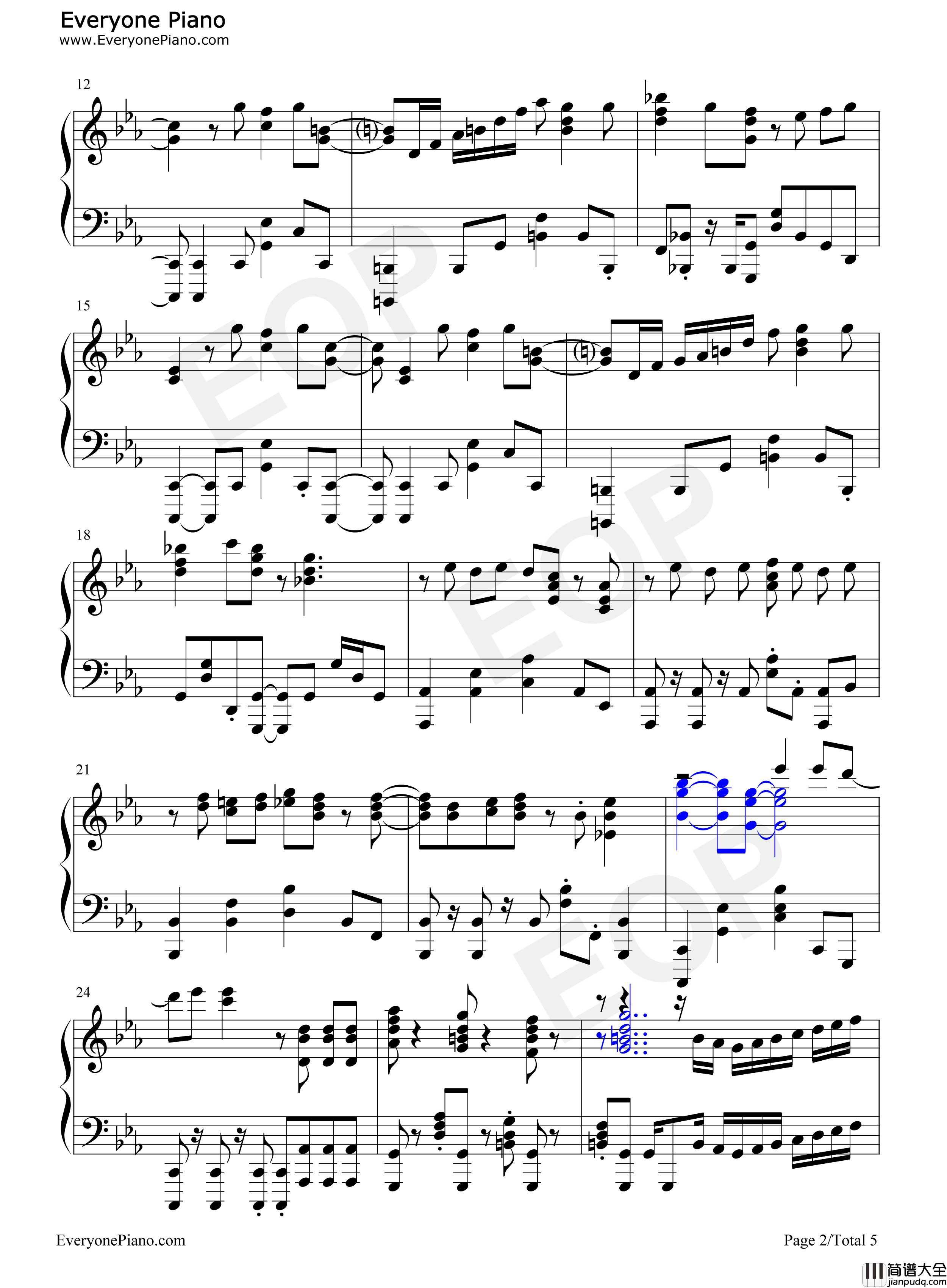 Analogy钢琴谱_彩音