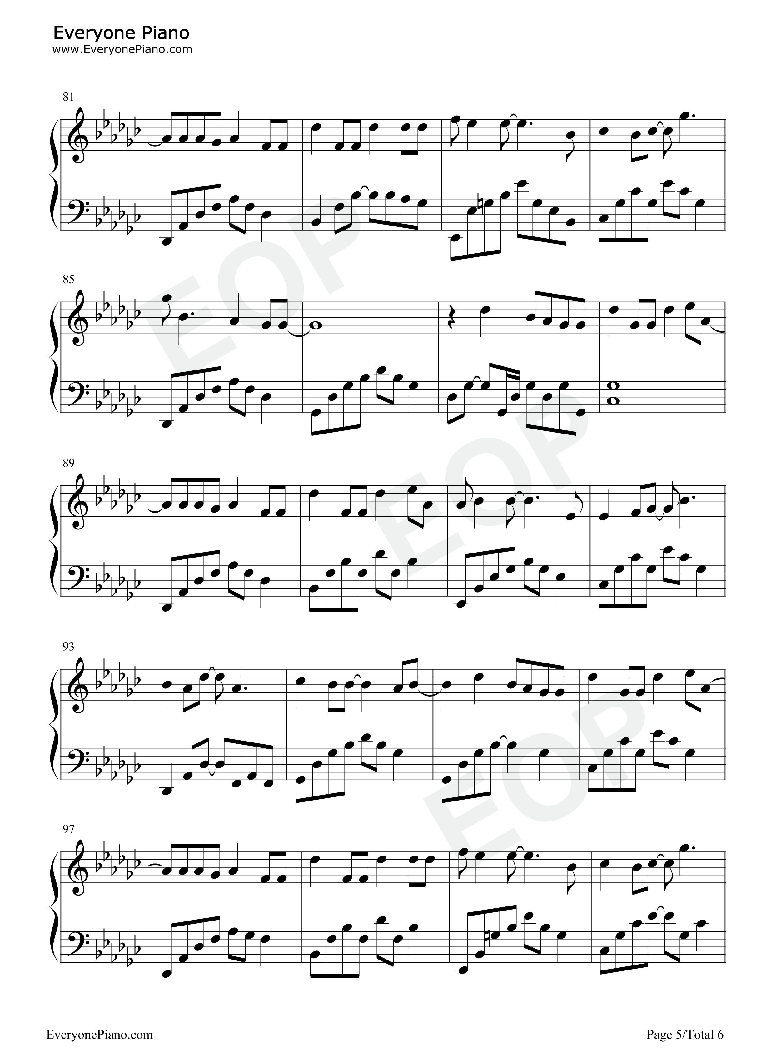 会不会钢琴谱_刘大壮