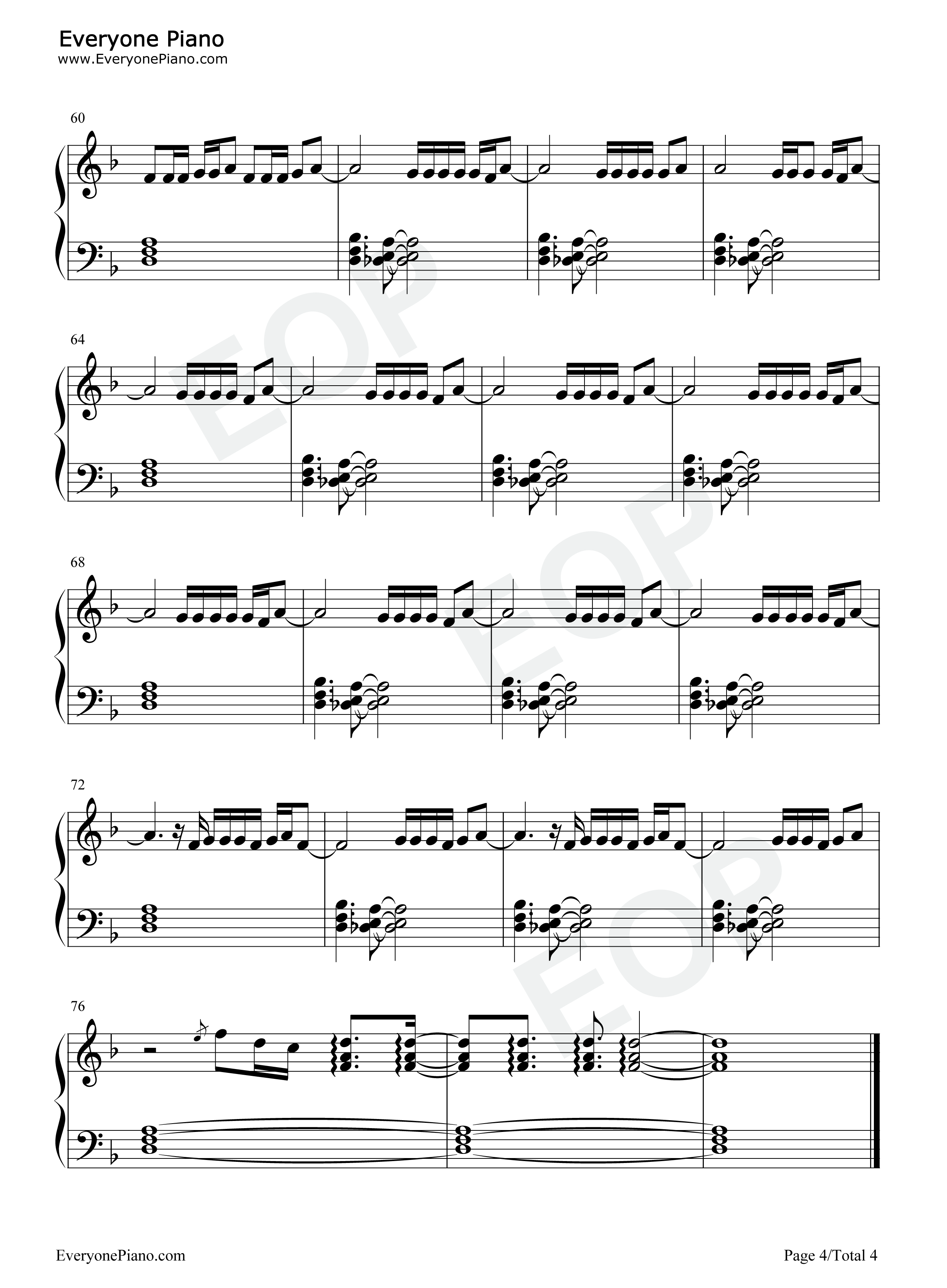 Greece钢琴谱_DJ_Khaled_Drake